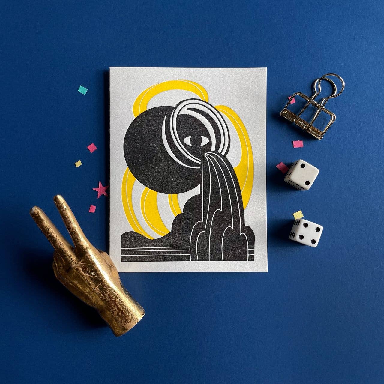 Zodiac Aquarius Birthday Card - Image 2