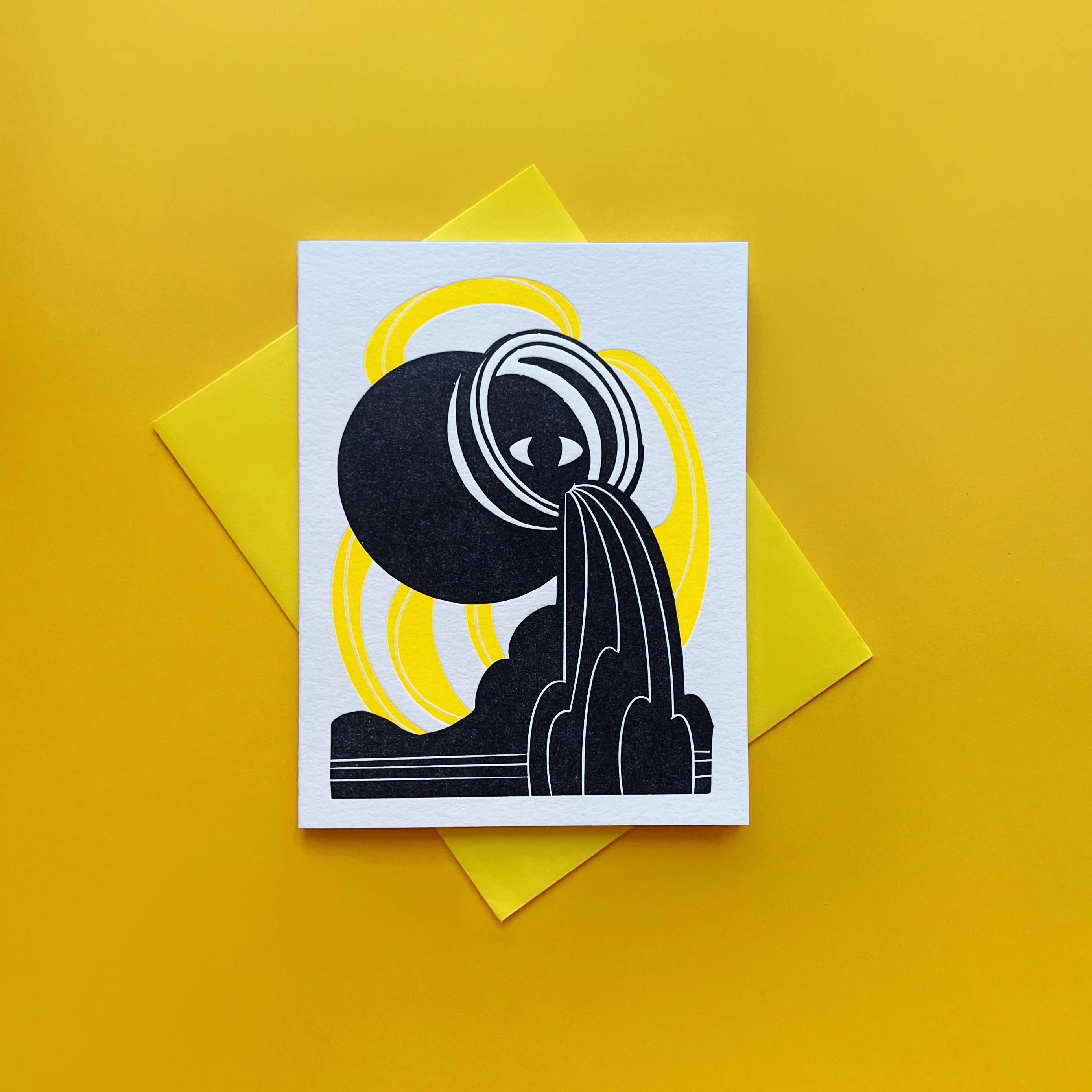 Zodiac Aquarius Birthday Card - Image 3
