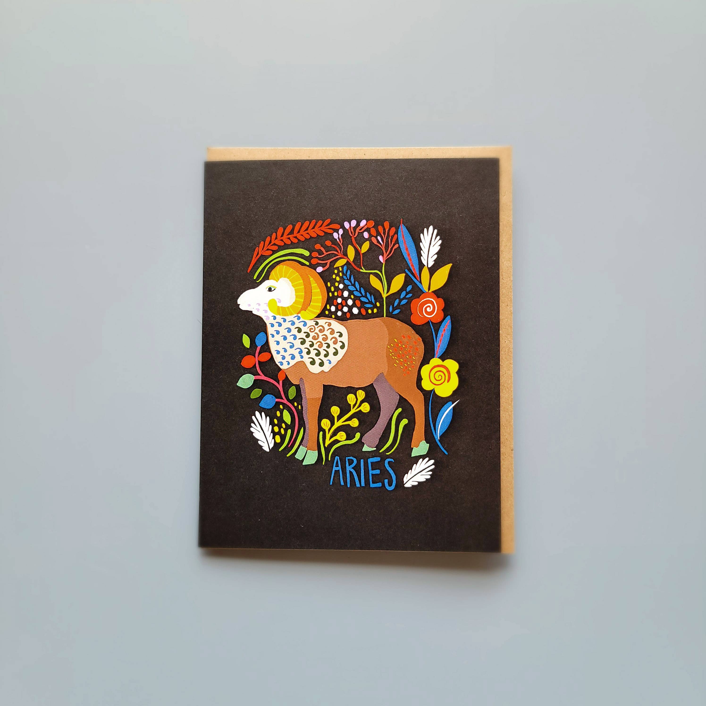 Aries Zodiac Greeting Card - Image 3