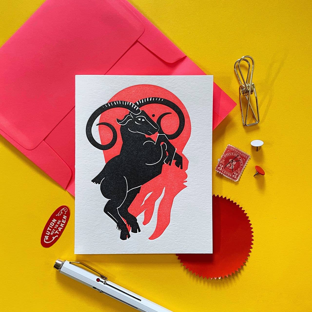 Zodiac Aries Birthday Card - Image 2