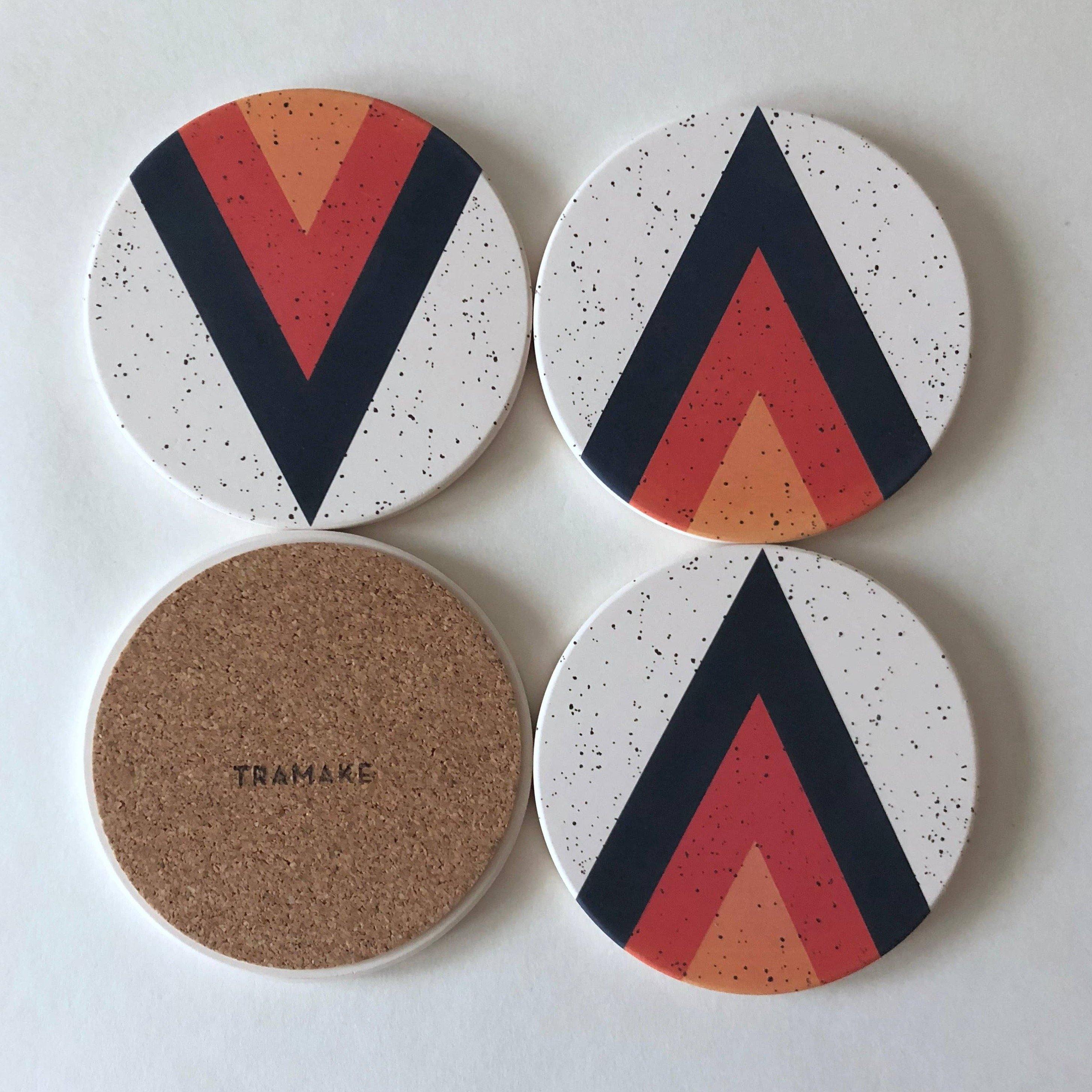 Arrow Absorbent Stone Coasters