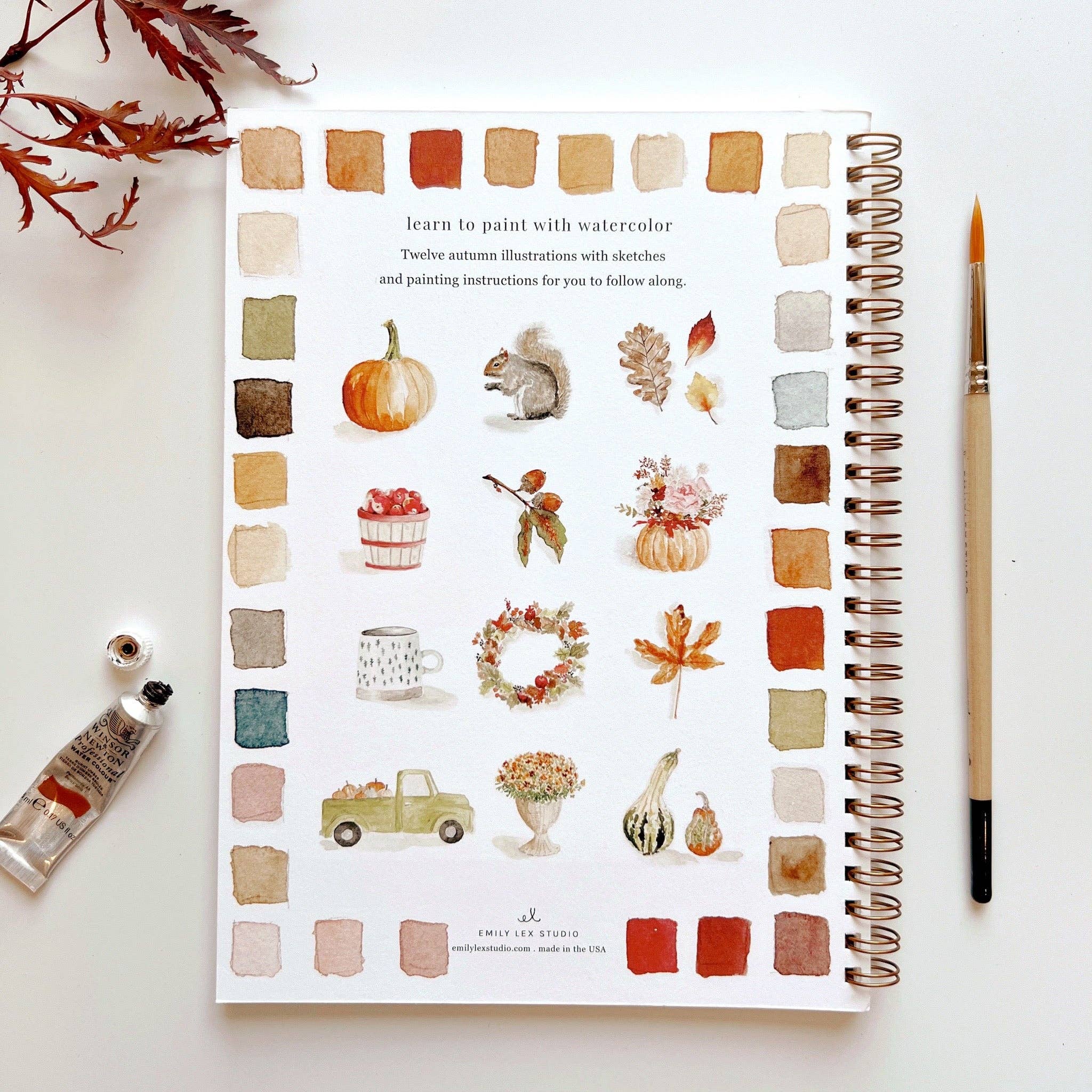 Autumn Watercolor Workbook - Image 2