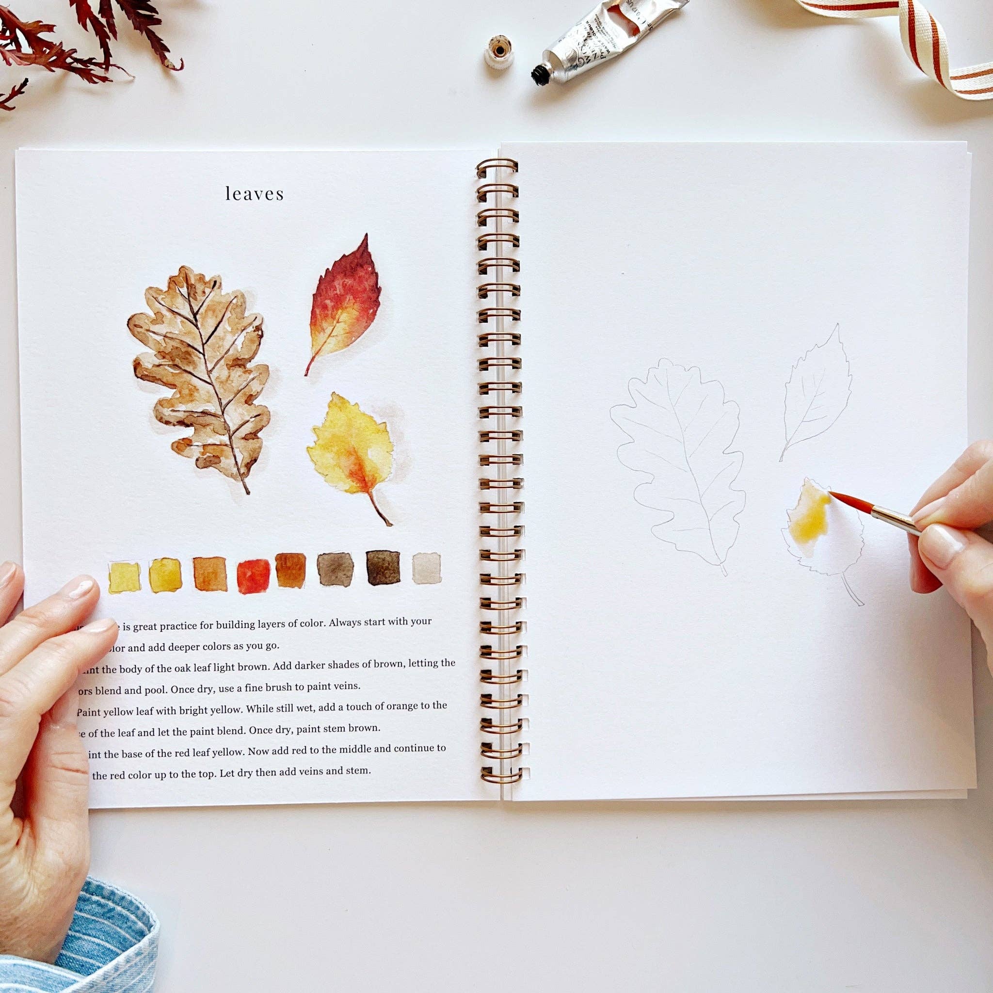 Autumn Watercolor Workbook - Image 3