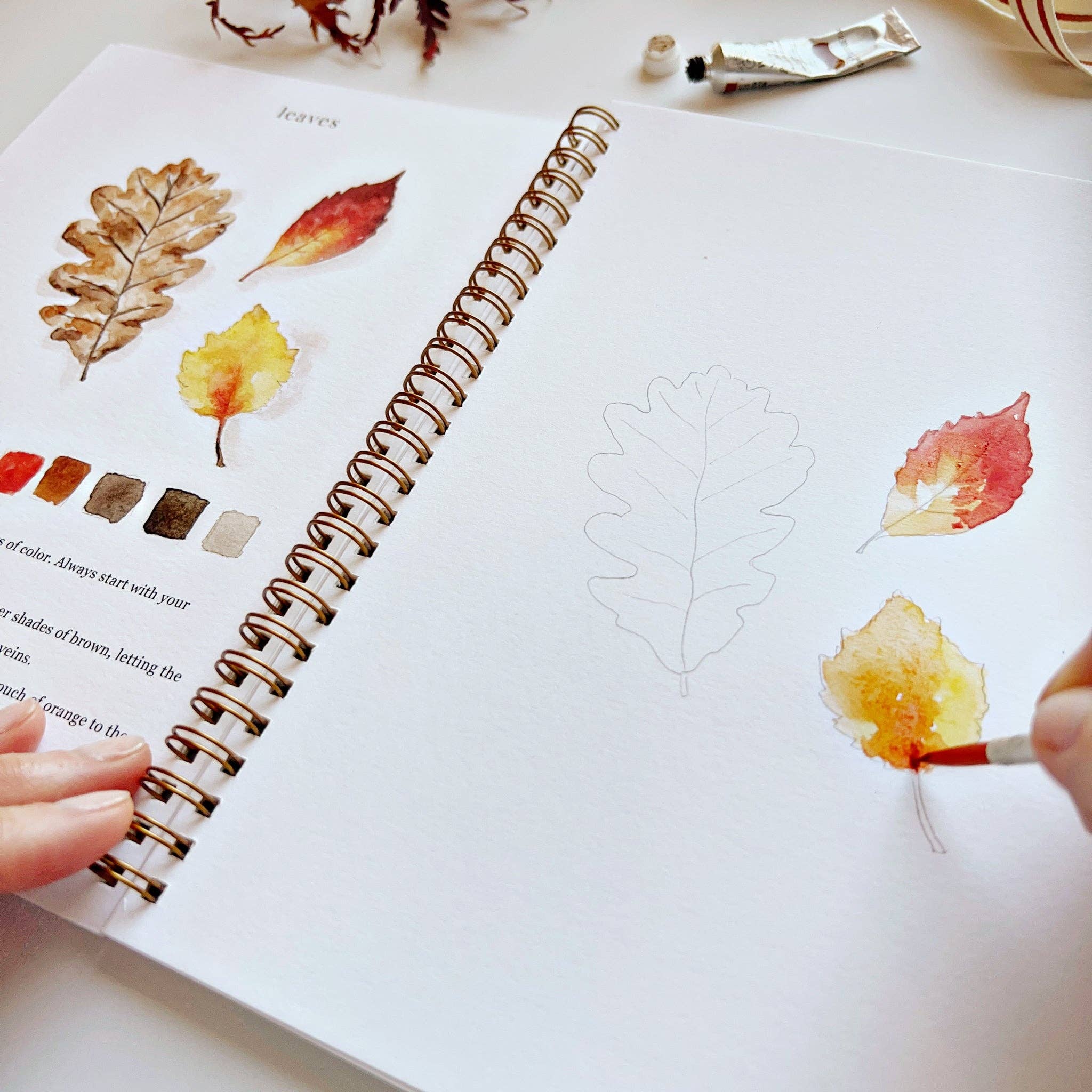 Autumn Watercolor Workbook - Image 4