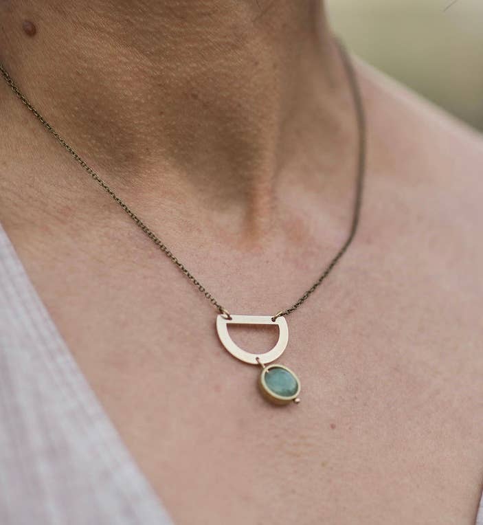 Aventurine Drop Necklace - Image 2