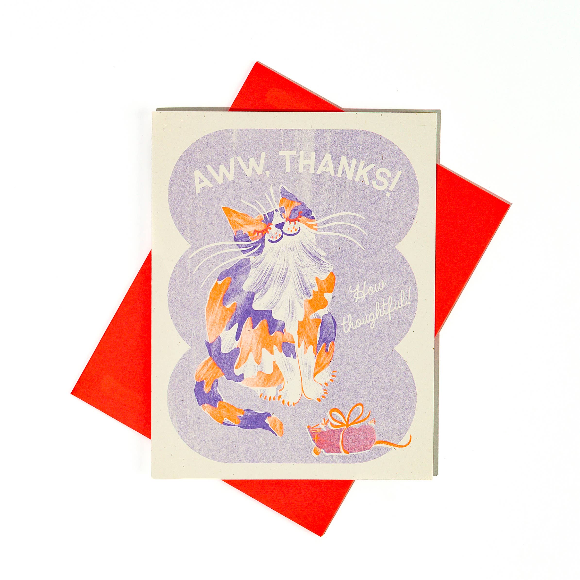 Aww, Thanks! Cat Thank You Card - Image 2