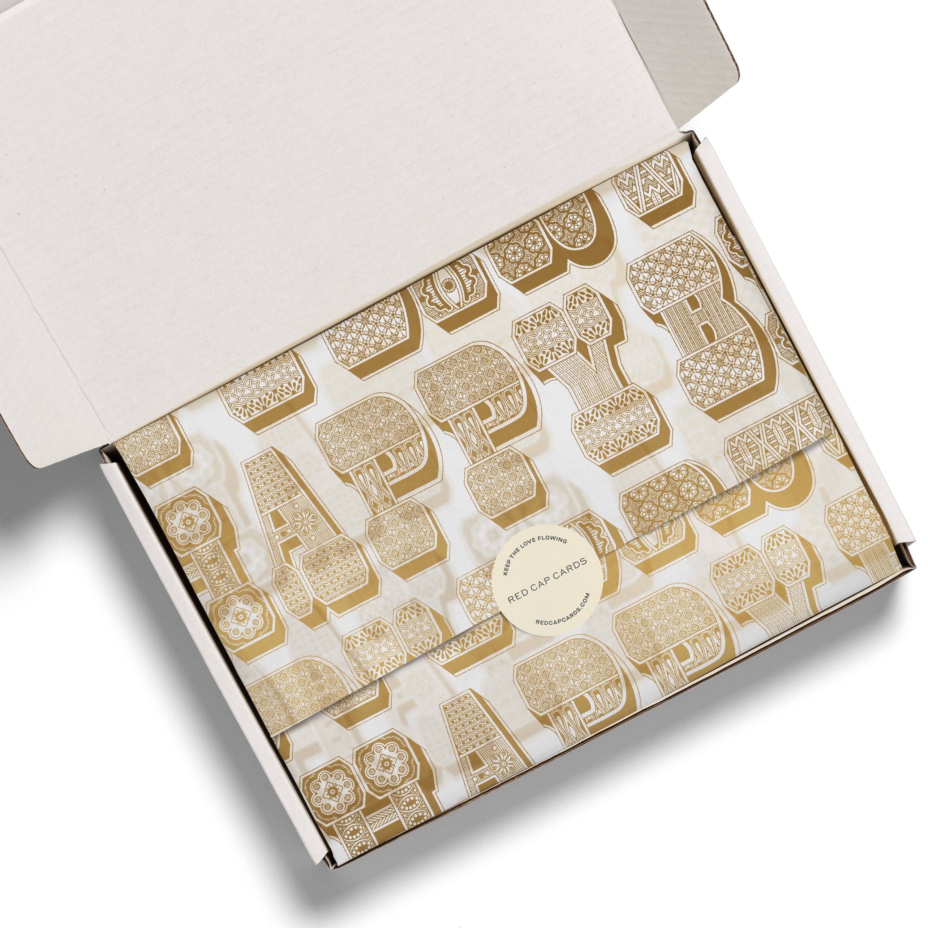 HBD Typography Tissue Paper - Image 2