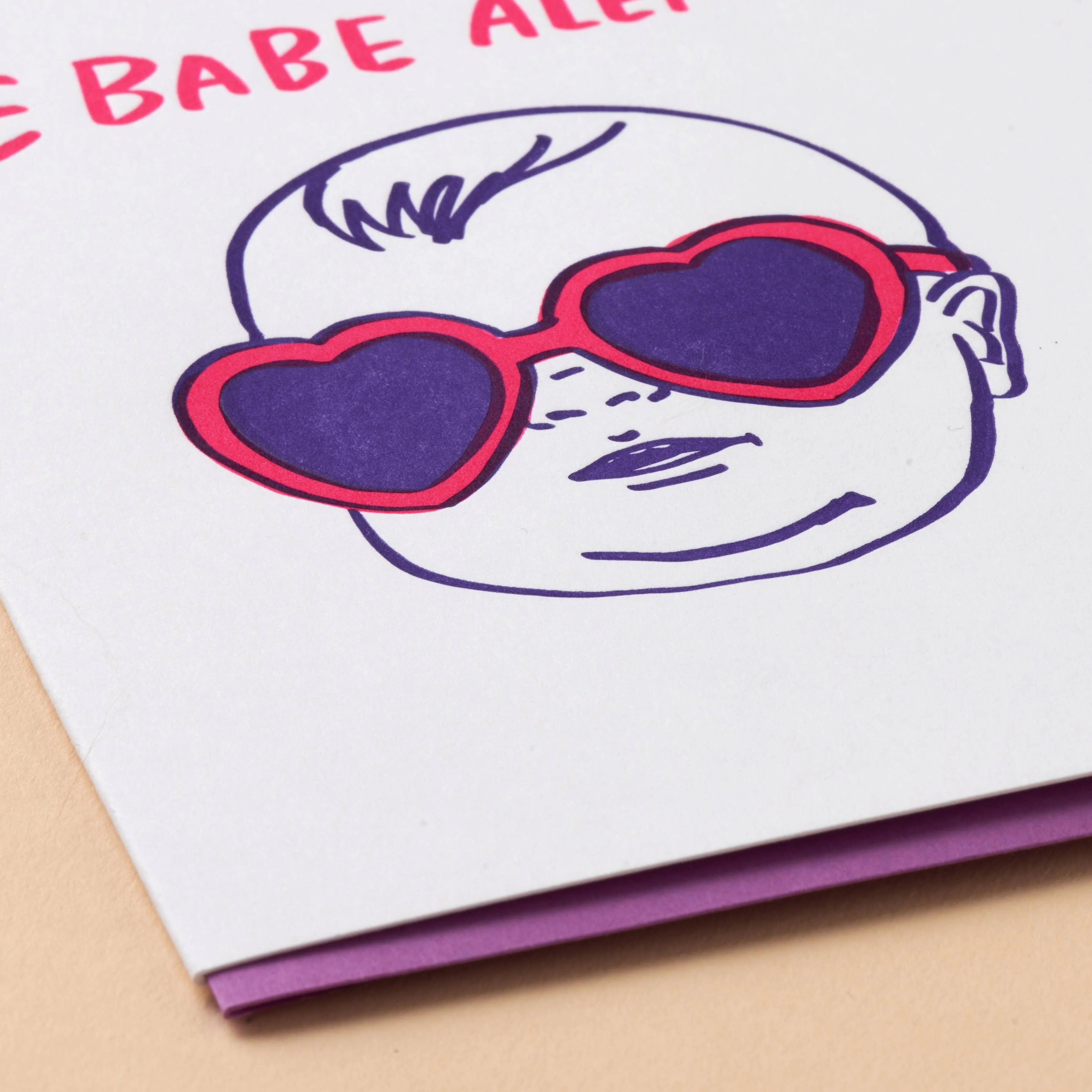 Babe Alert Baby Card - Image 2