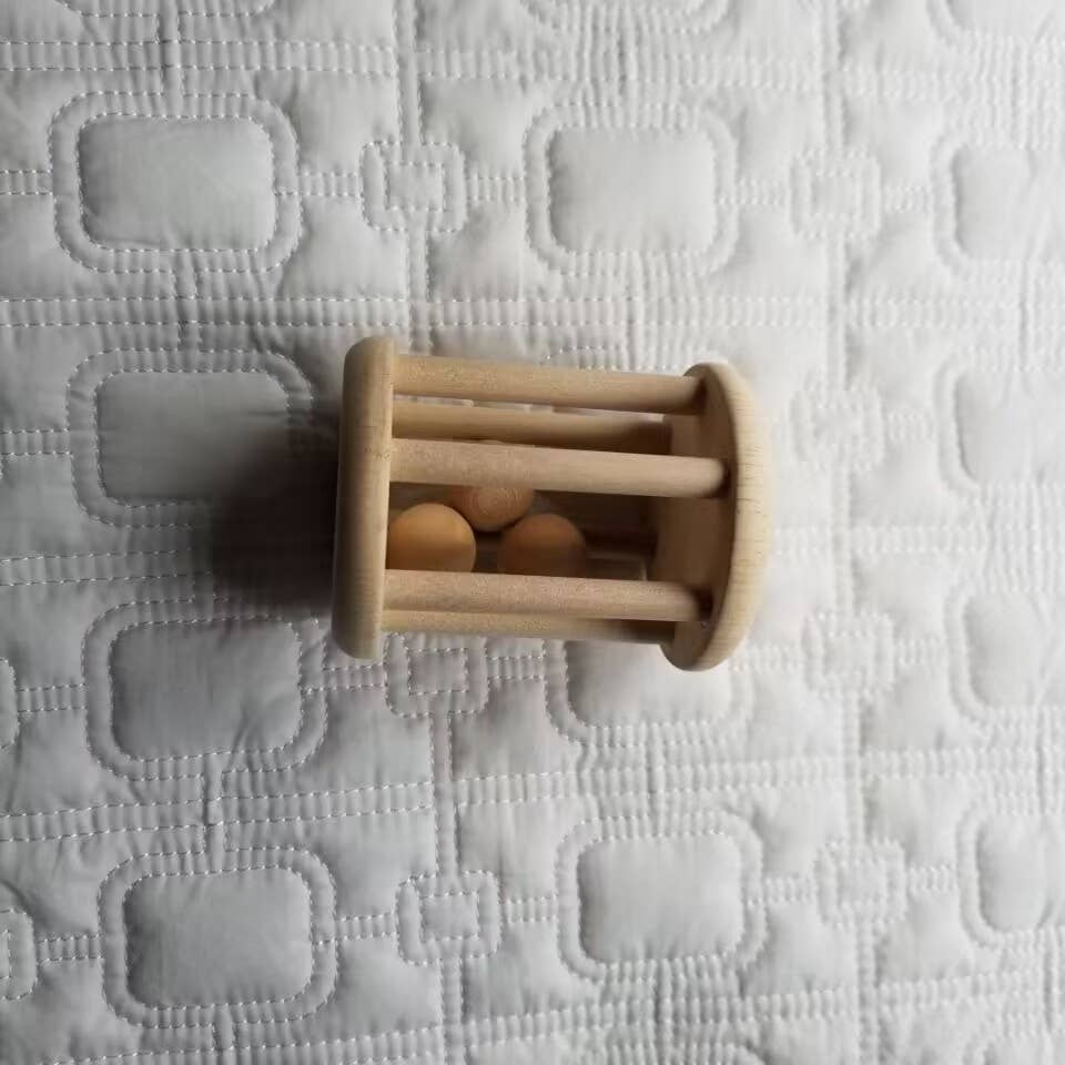Wooden Rattle Teething Toy - Image 3