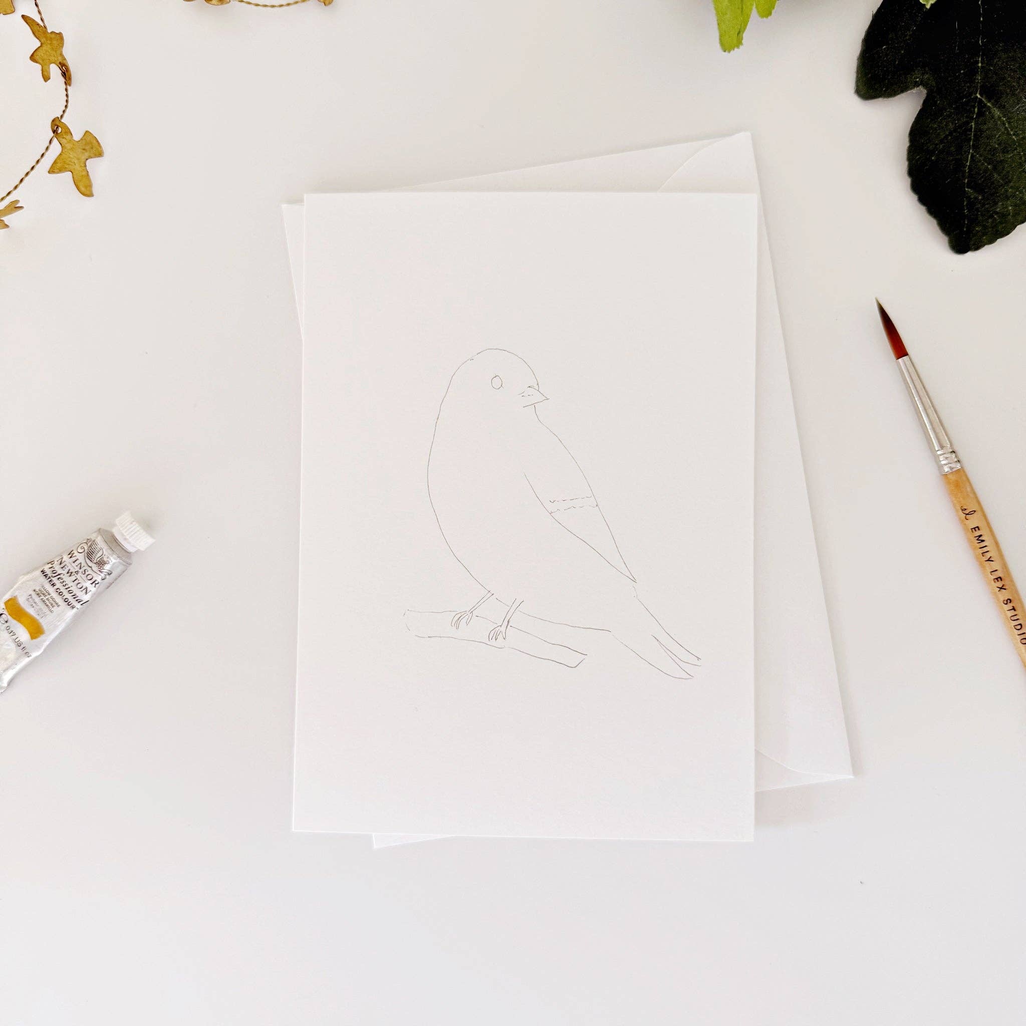 Backyard Birds Paintable Notecards - Image 9