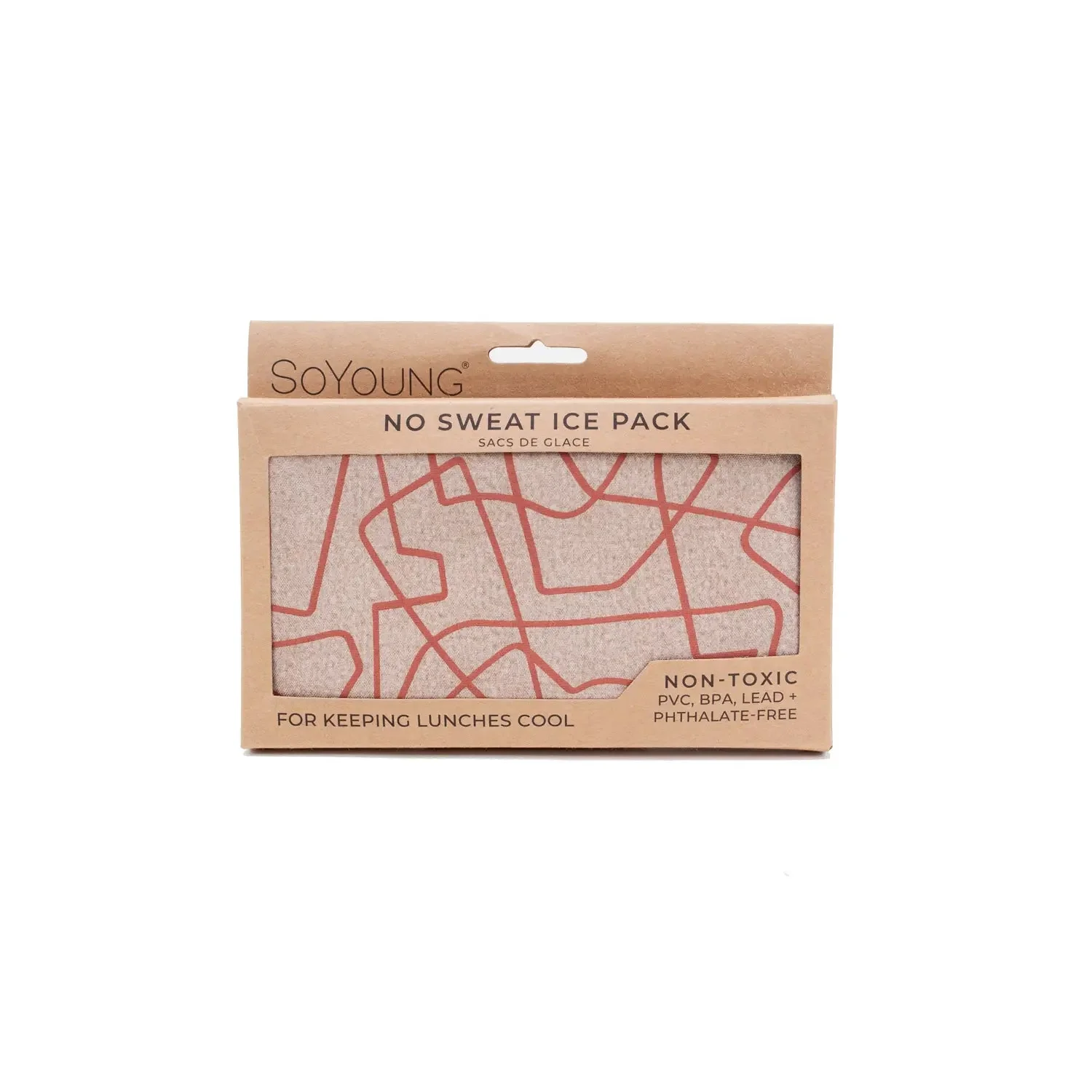 Abstract Lines Ice Pack: Baked Clay - Image 3