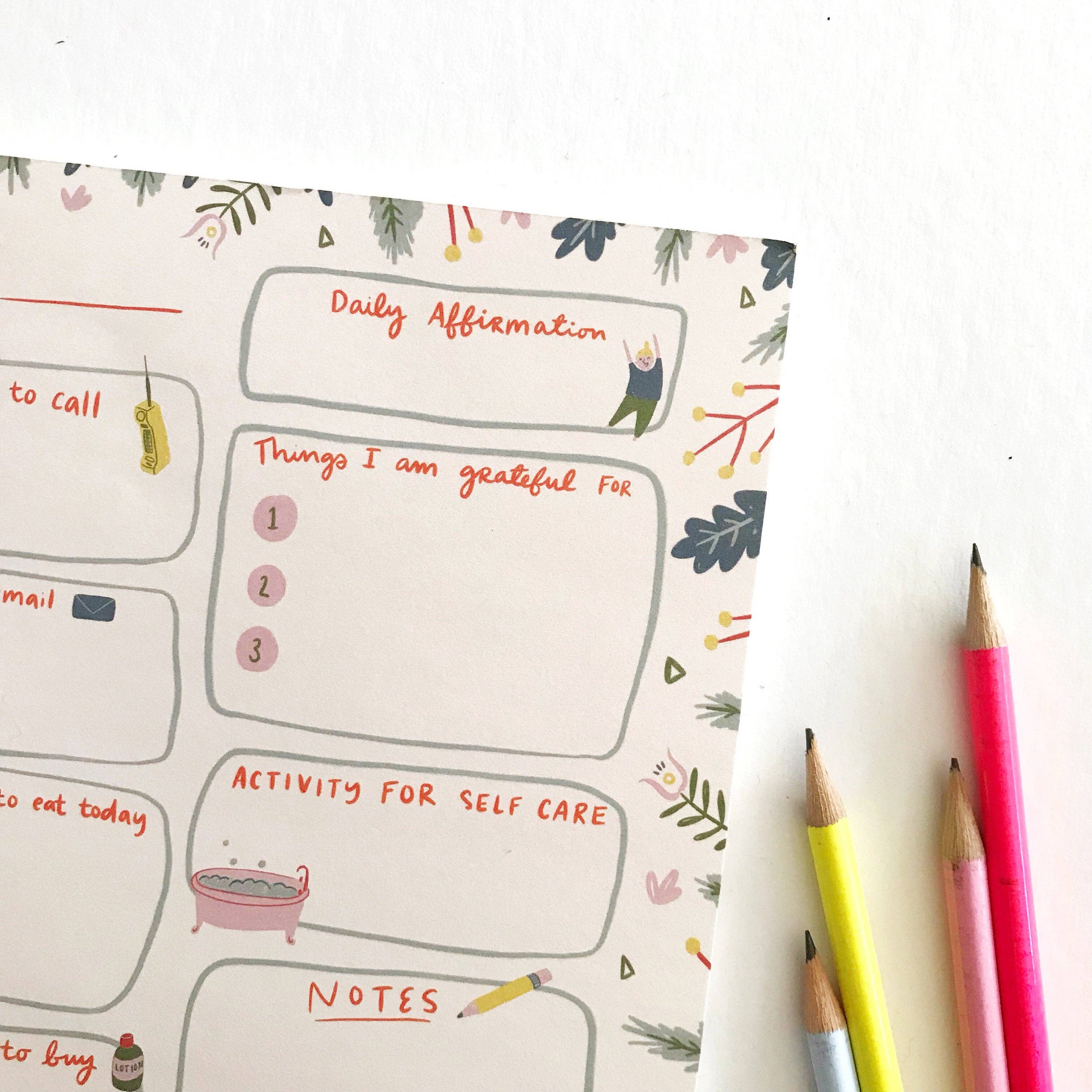 Balanced Day Planner Notepad - Image 2