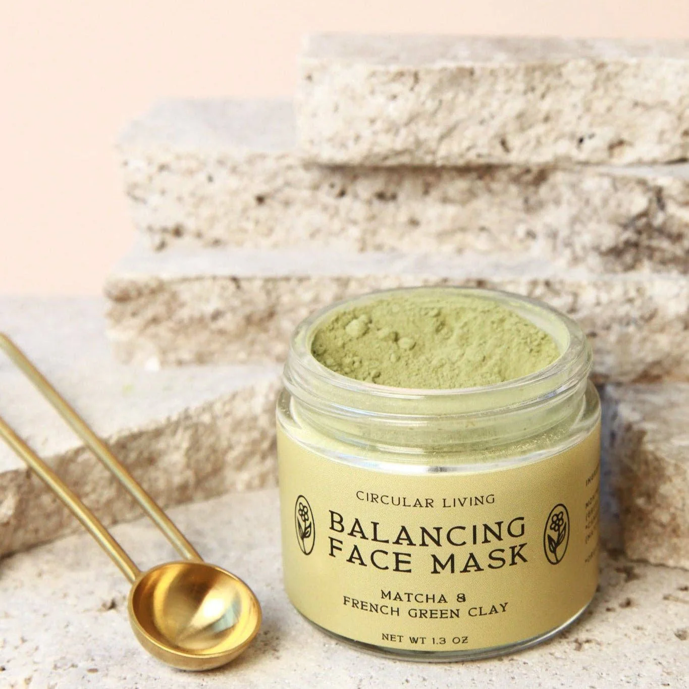 Balancing Face Mask: Matcha & French Green Clay - Image 2