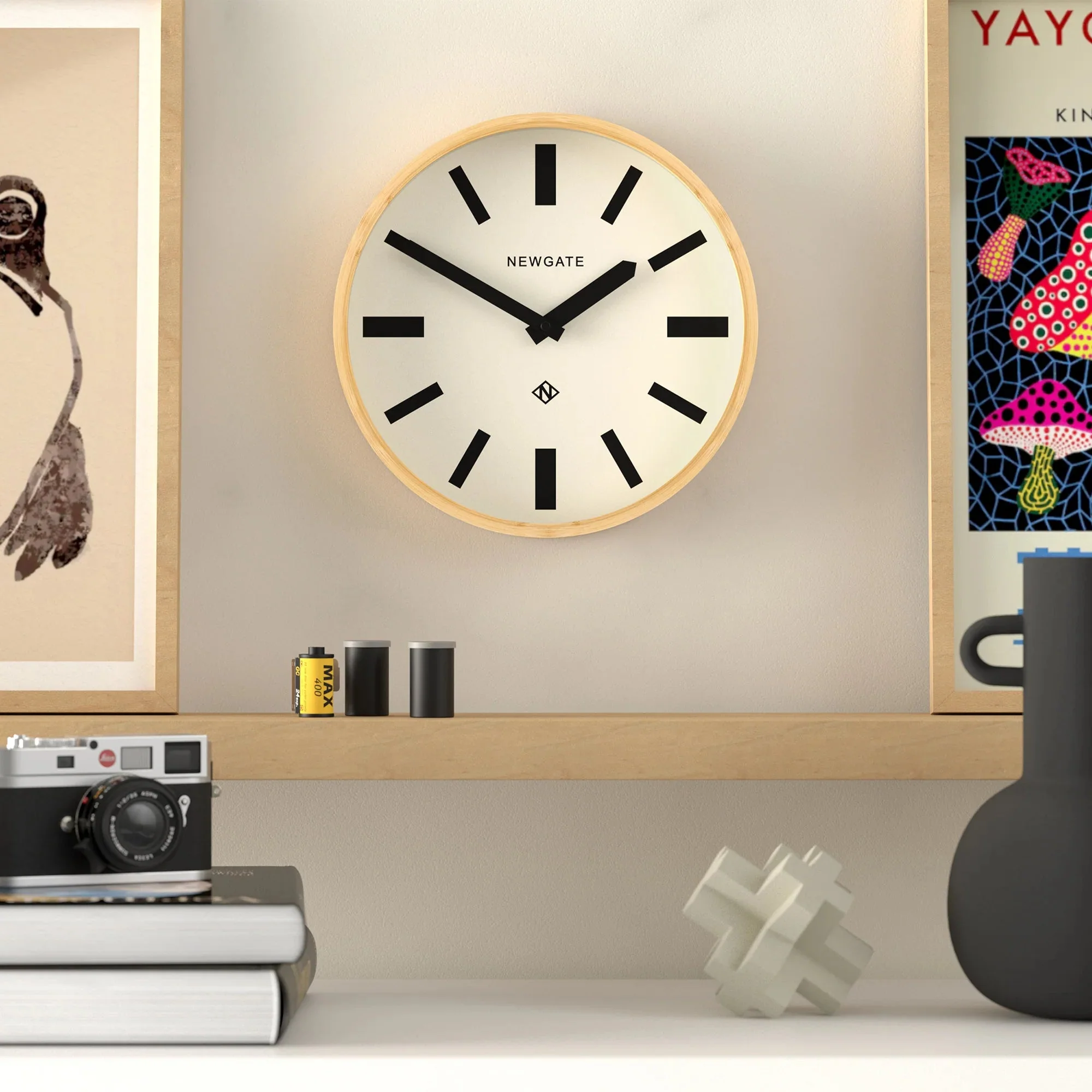 Bali Bamboo Wall Clock - Image 4