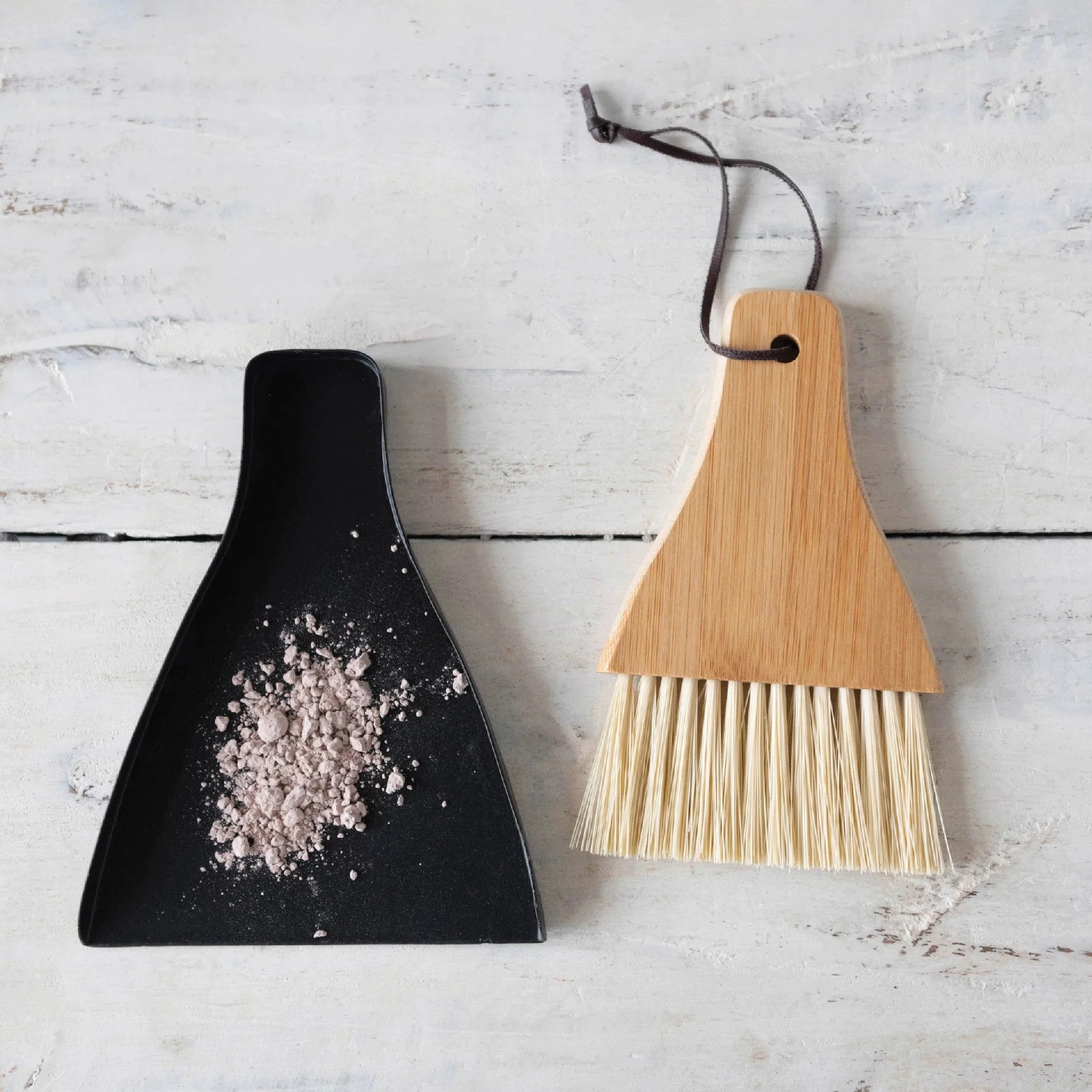 Bamboo Broom and Dustpan - Image 2