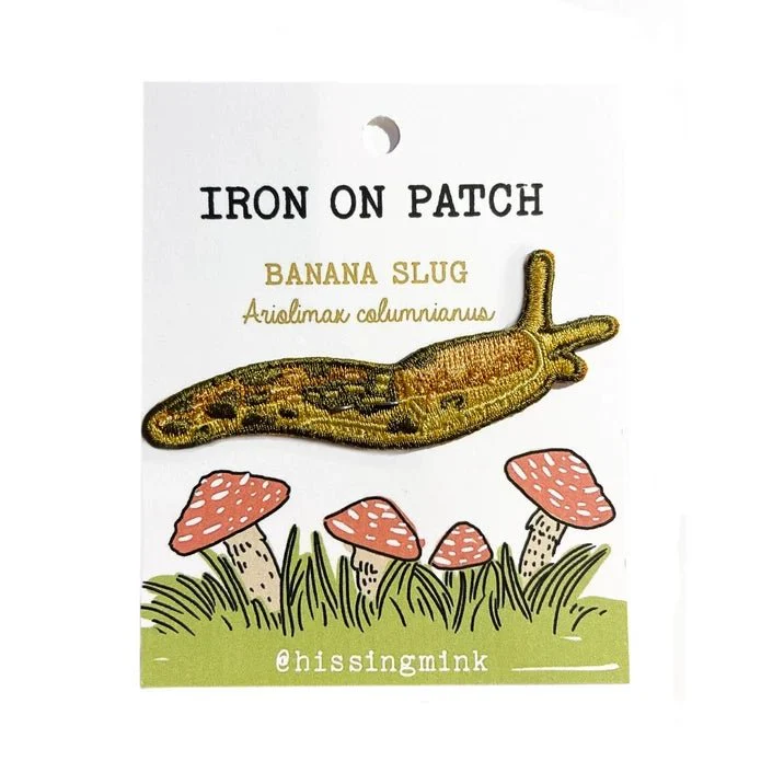 Banana Slug Iron On Patch - Image 2