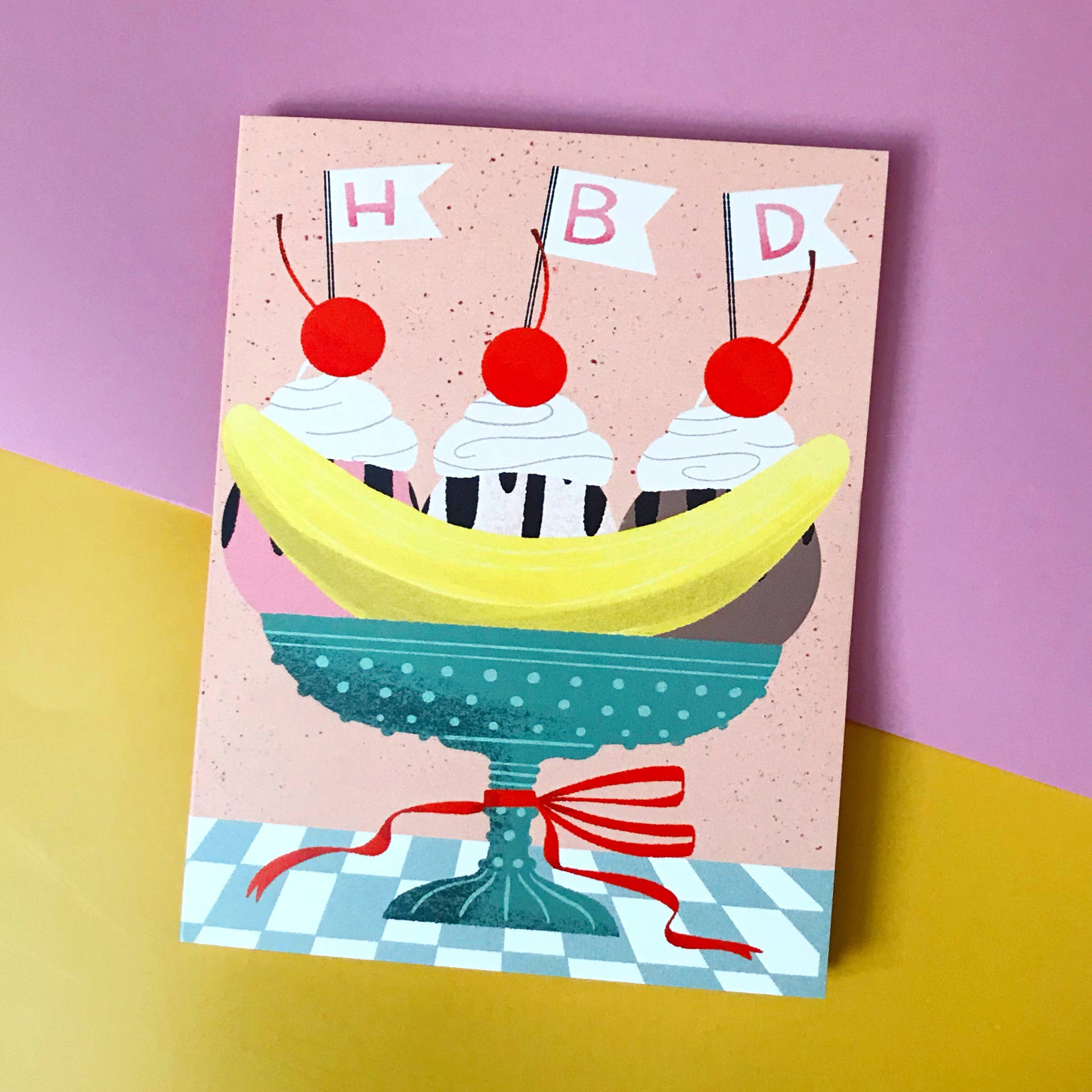 Banana Split Birthday Card - Image 2