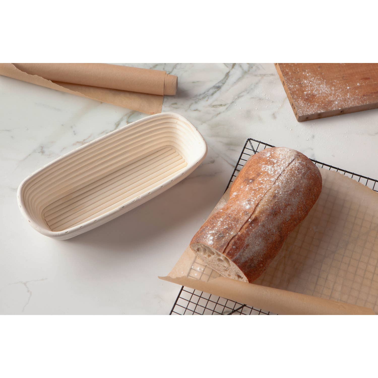 Bread Proofing Rectangle Basket - Image 5