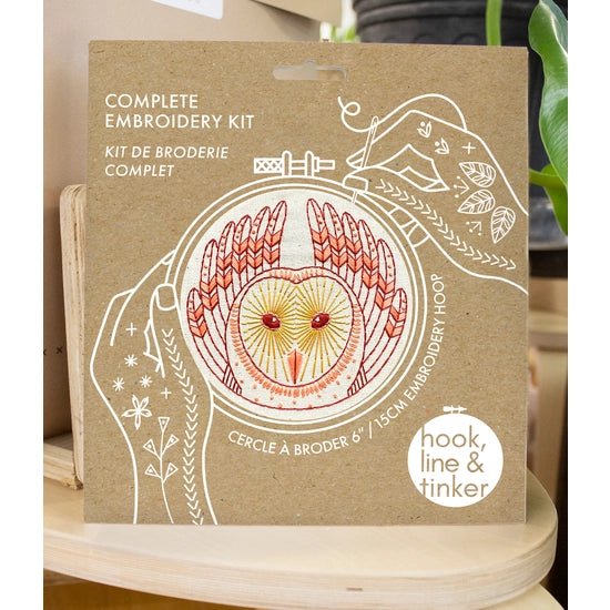 Barn Owl Embroidery Kit - Image 2