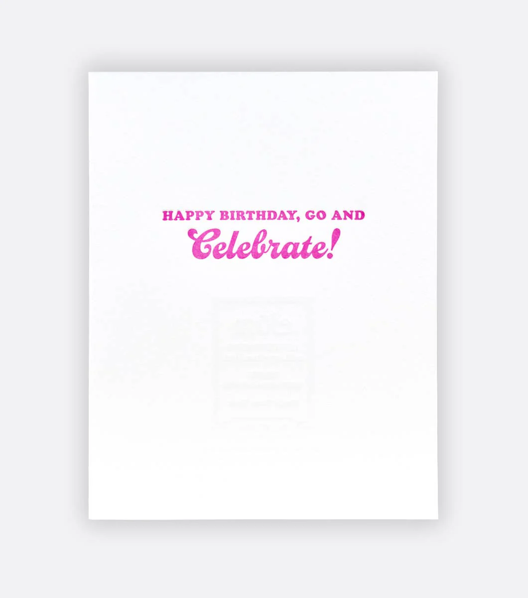Party Shoe Time Birthday Card - Image 2