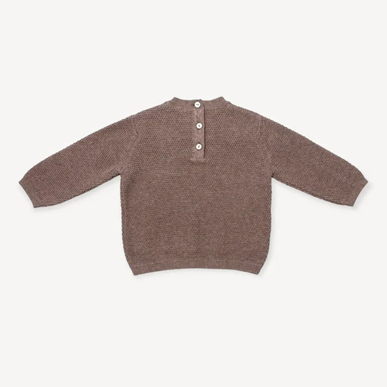 Bear Embroidered Baby Pullover Sweater - Image 3