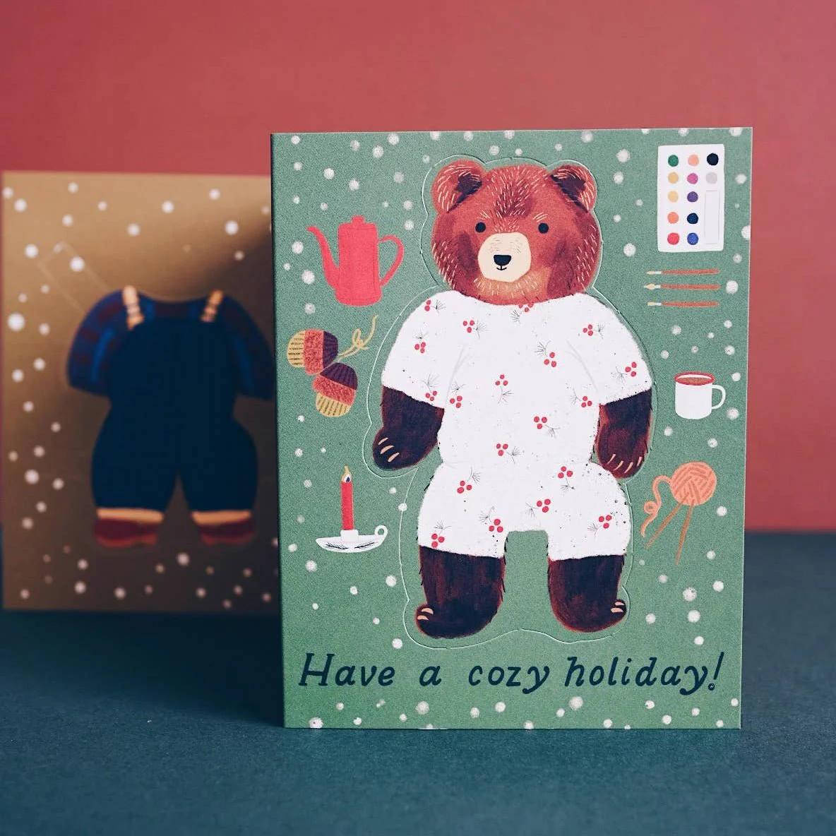 Bear Paper Doll Holiday Card - Image 3