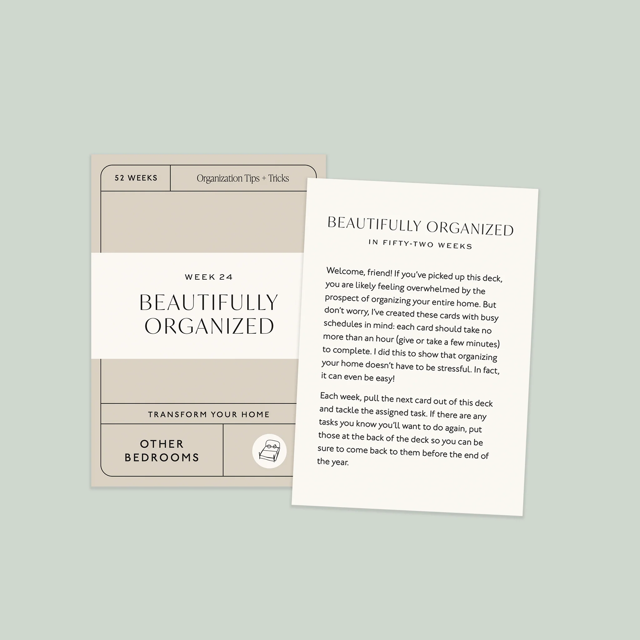 Beautifully Organized In 52 Weeks Card Deck - Image 3