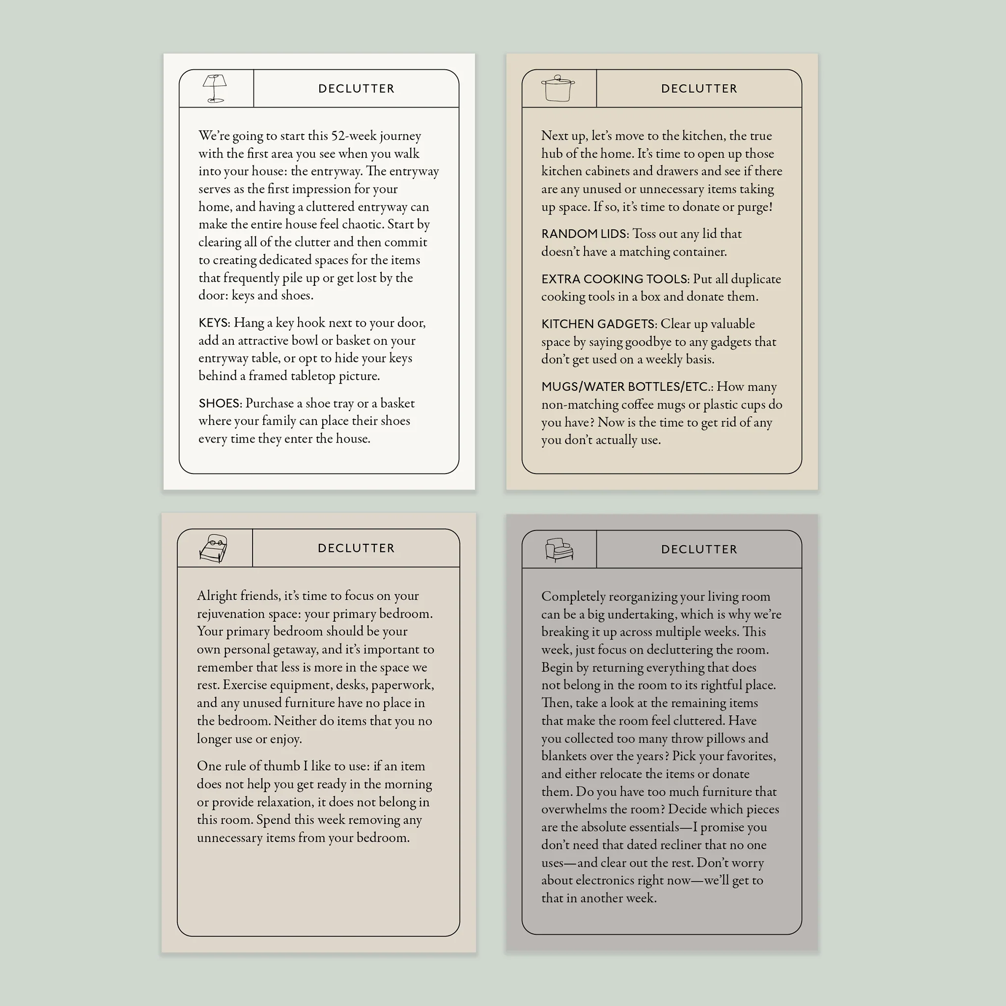 Beautifully Organized In 52 Weeks Card Deck - Image 4