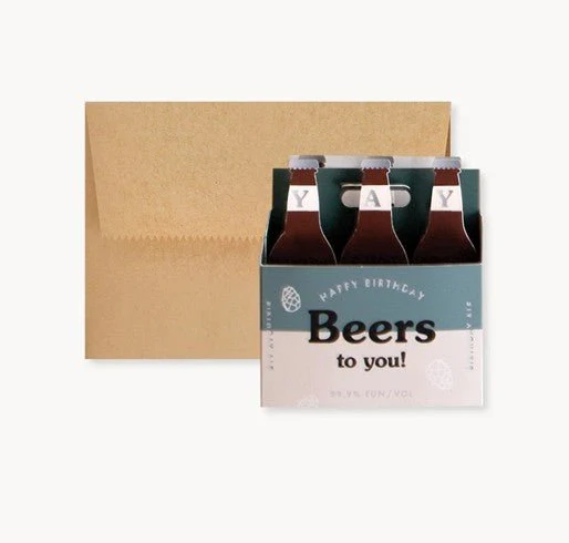 Beers to You Pop-Up Birthday Card - Image 2