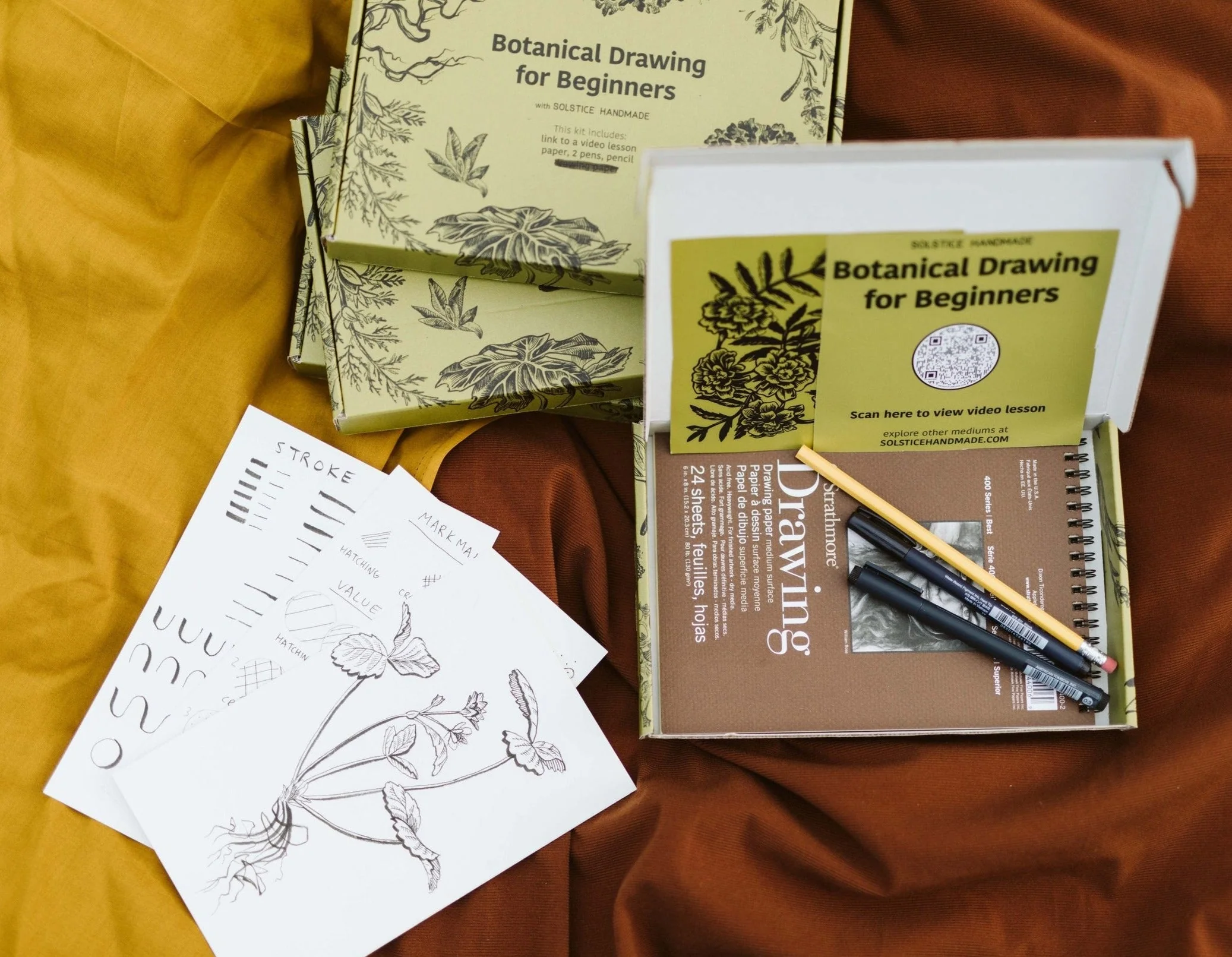 Botanical Drawing Art Kit - Image 2