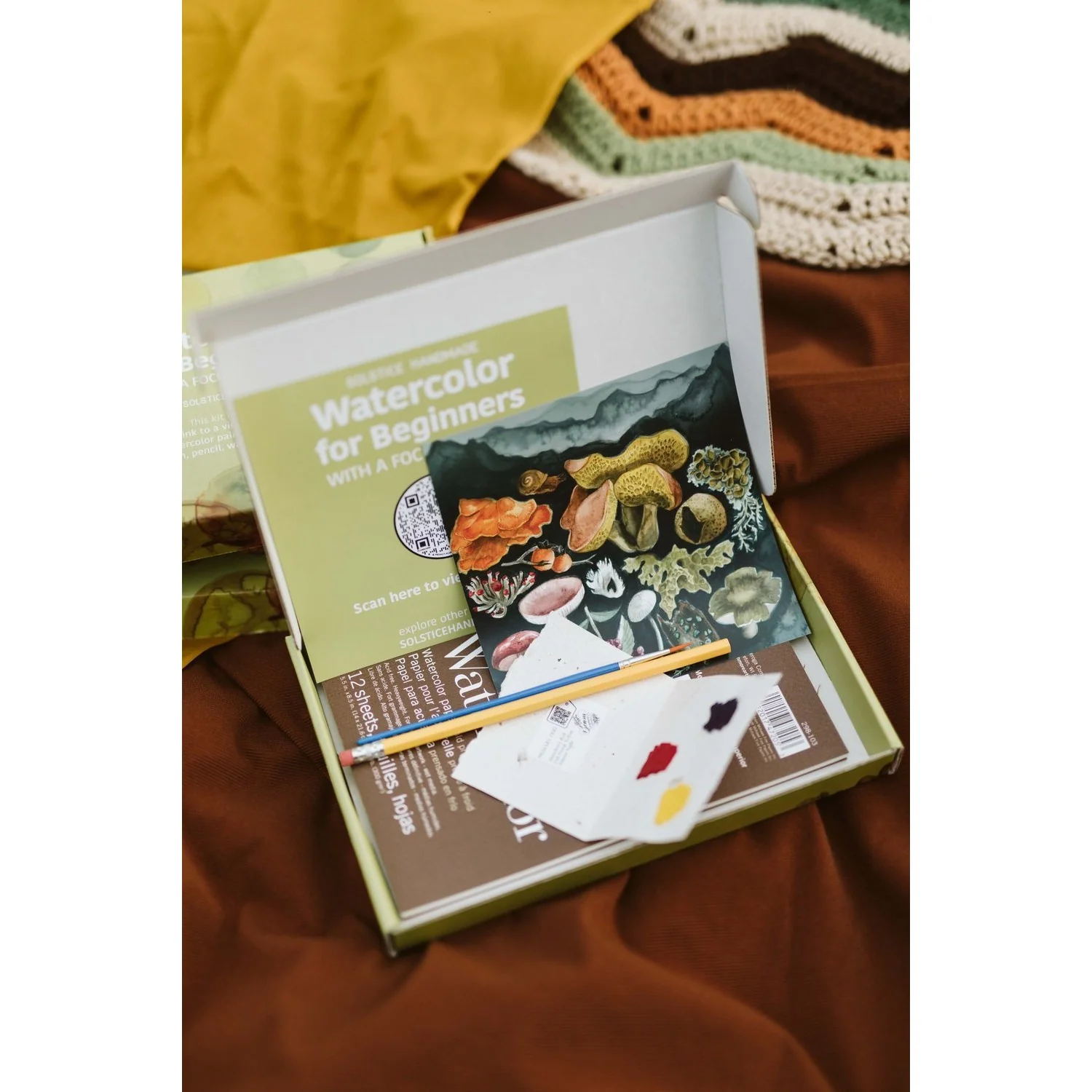 Focus on Fungi Watercolor Art Kit - Image 3