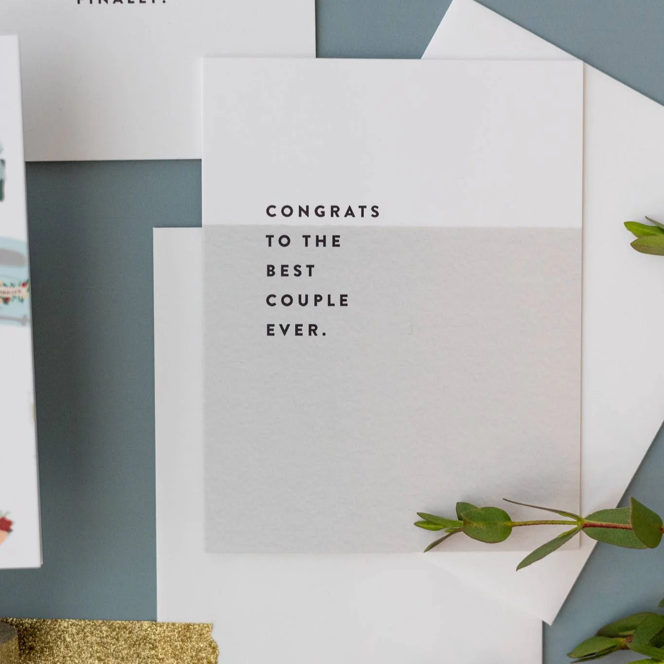 Best Couple Ever Wedding Card - Image 2