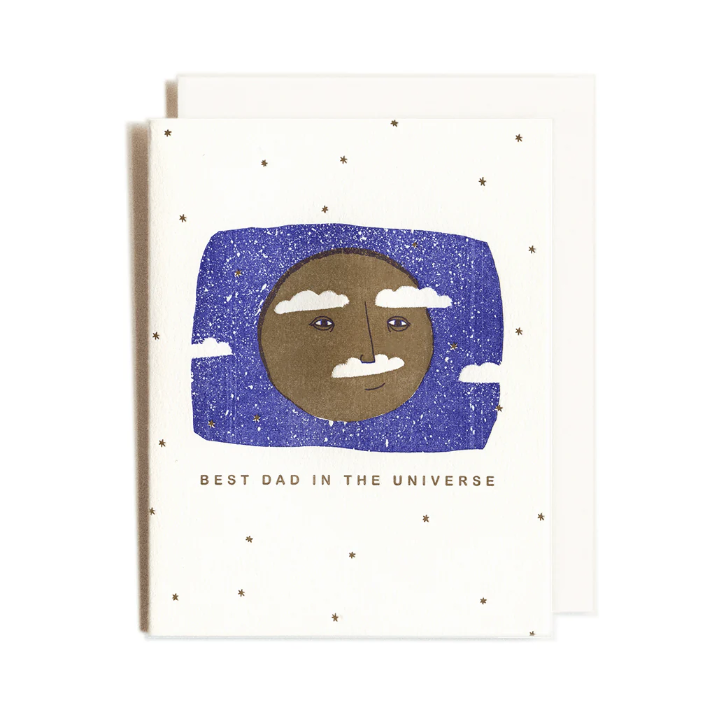 Best Dad In The Universe Card