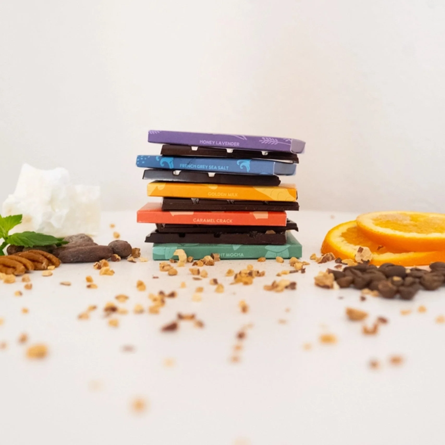 Organic Mini Chocolate Bar Set 1 - Image 2