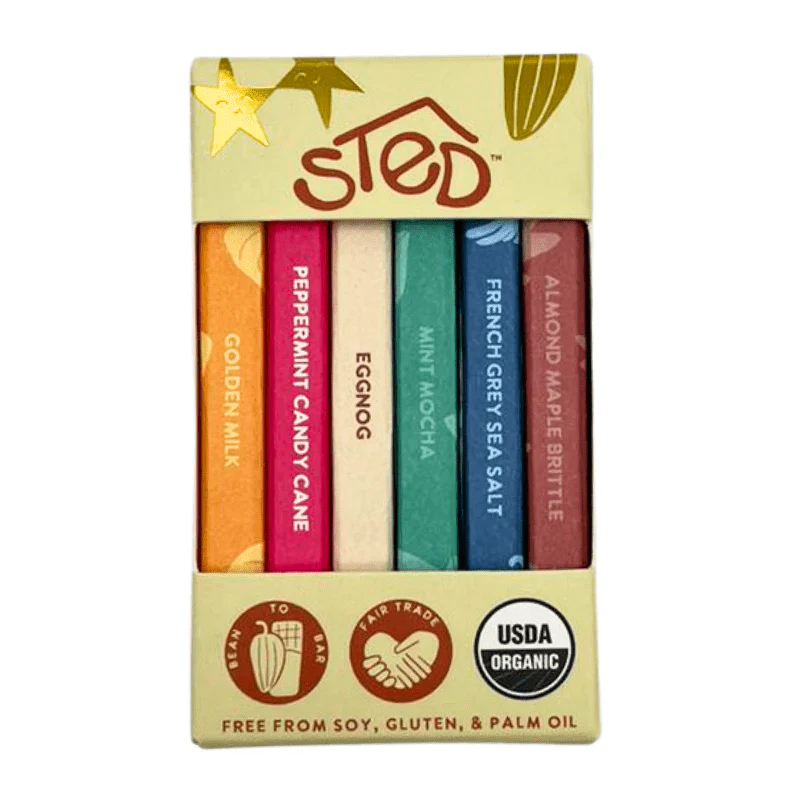 Organic Mini Chocolate Bar Set - Seasonal Holiday Flavors - Image 2