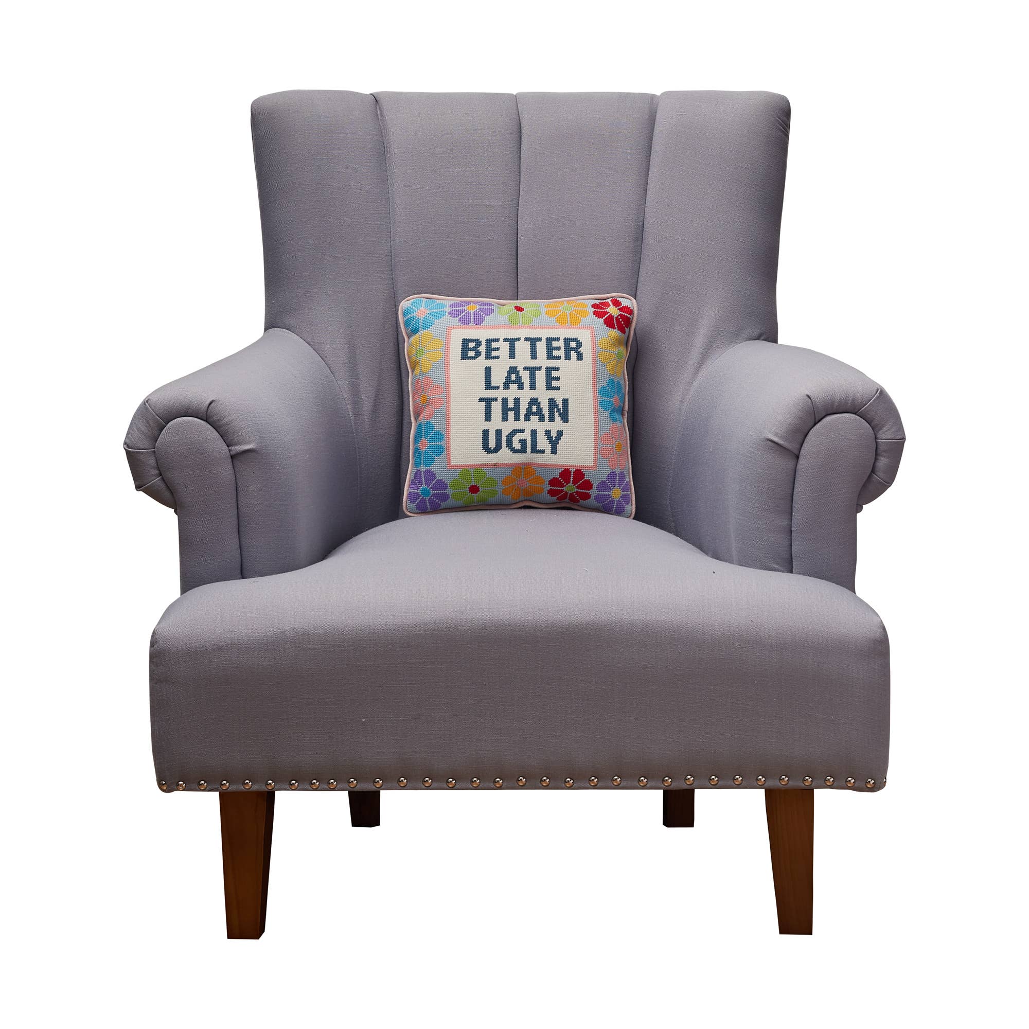Better Late Than Ugly Pillow - Image 2