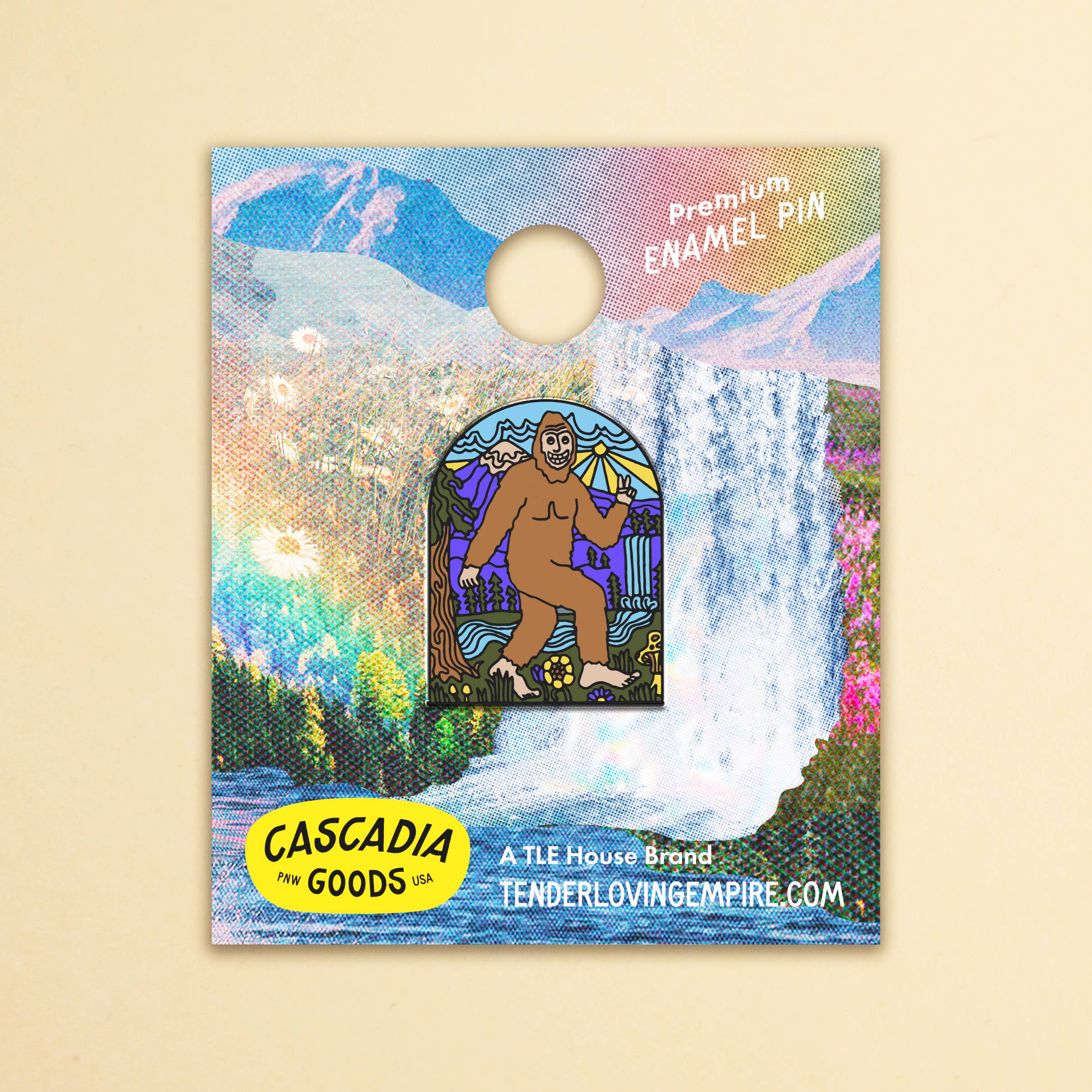 Bigfoot Enamel Pin - Image 2