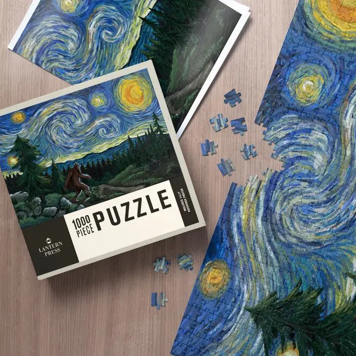 Bigfoot Starry Night Puzzle - Image 3