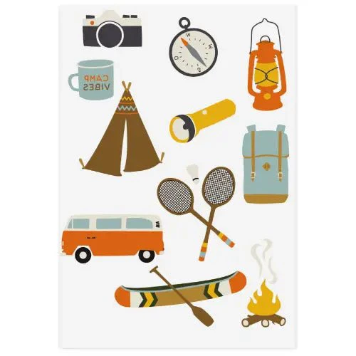 Camping Tattoo Sheet - Image 2