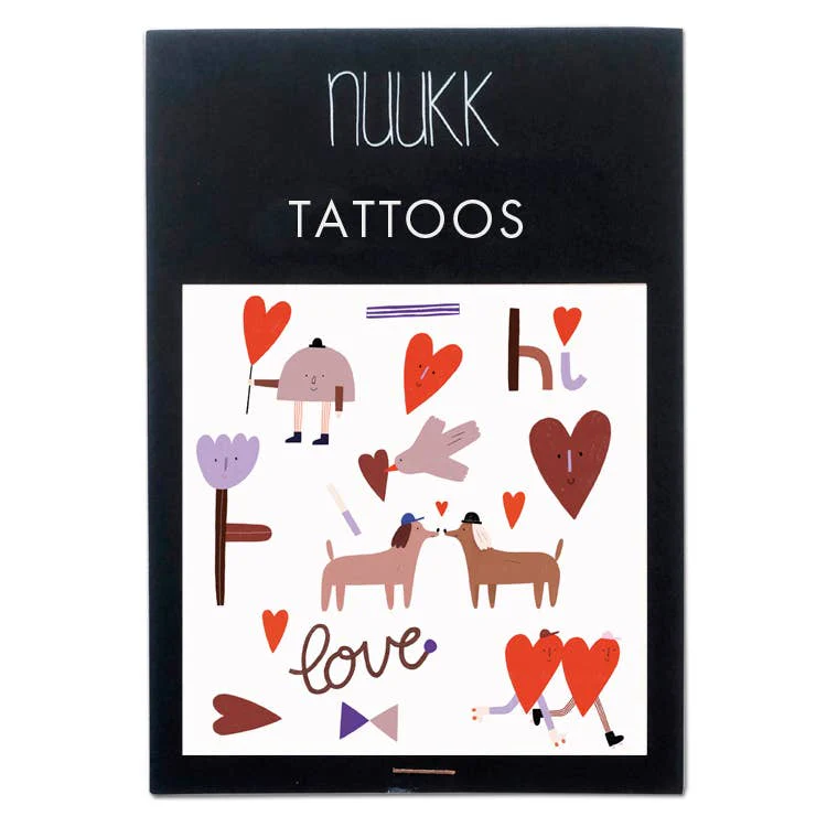 Lots of Love Tattoo Sheet