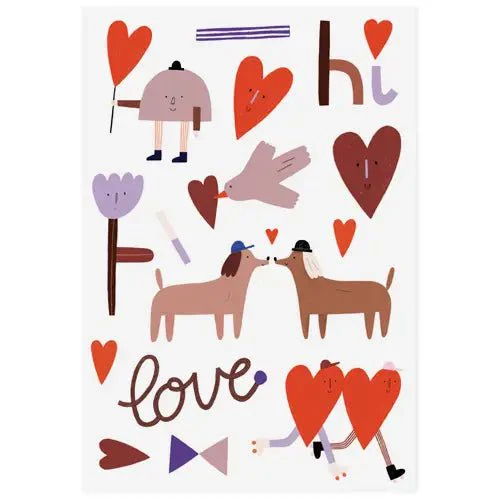 Lots of Love Tattoo Sheet - Image 2
