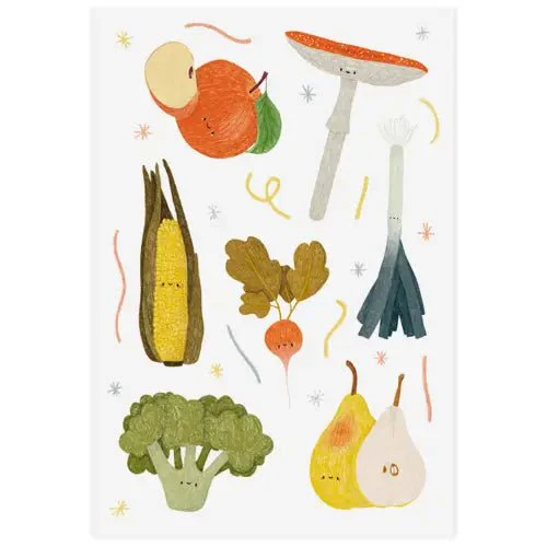 Fruit and Veggie Tattoo Sheet - Image 2