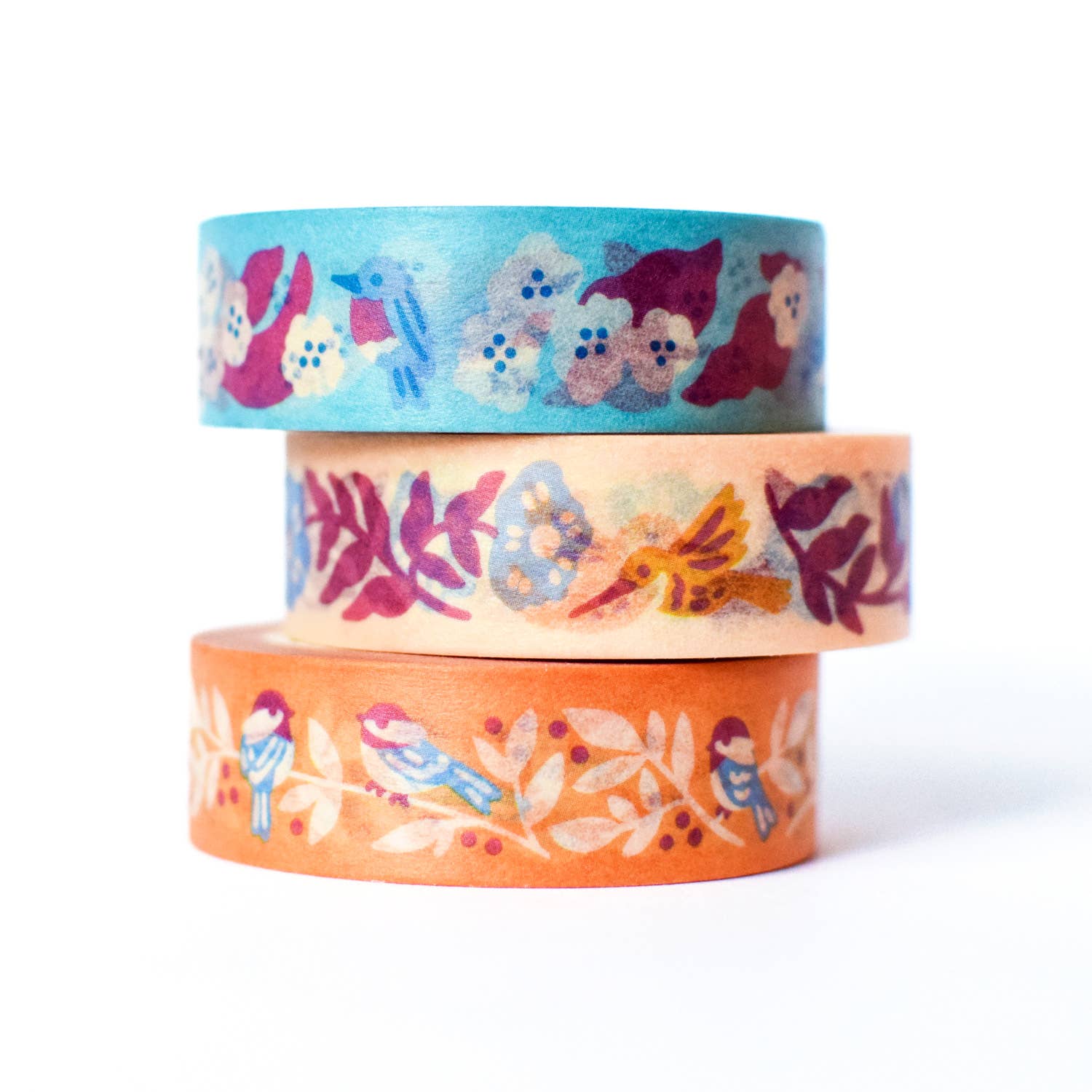 Birds & Blooms Washi Tape Set - Image 3
