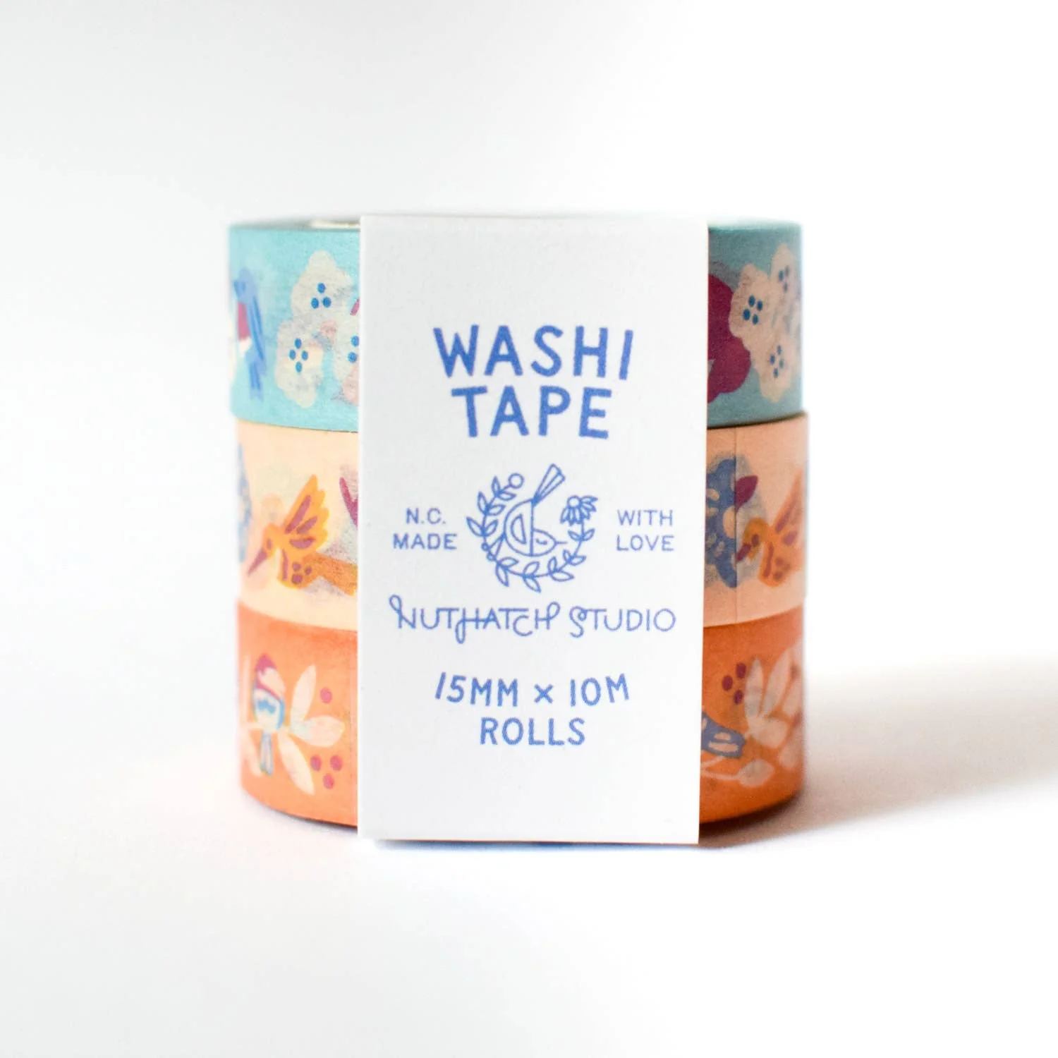 Birds & Blooms Washi Tape Set - Image 4