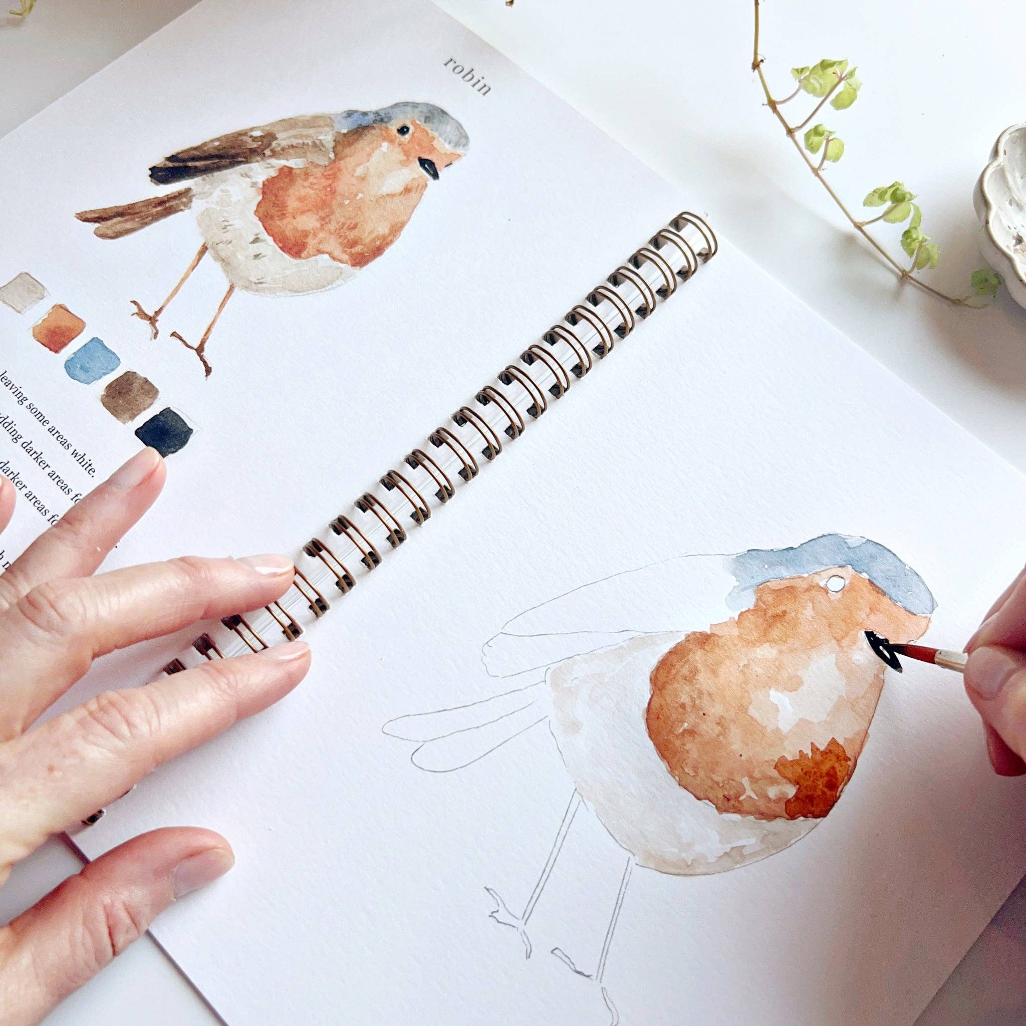 Birds Watercolor Workbook - Image 7