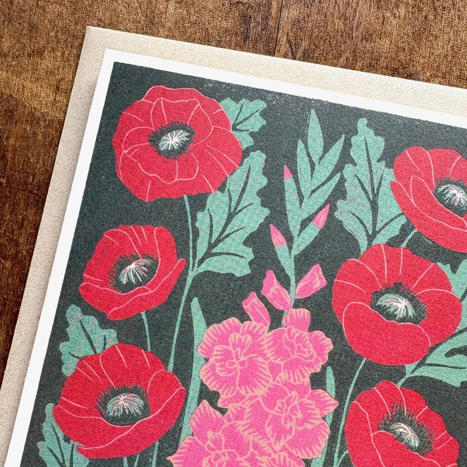 August Month Flowers Card - Image 2
