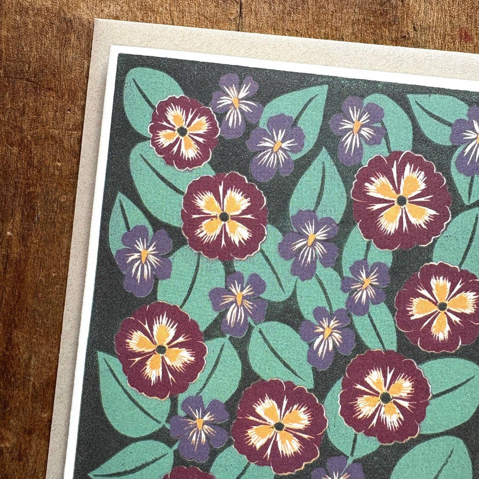 February Month Flowers Card - Image 3