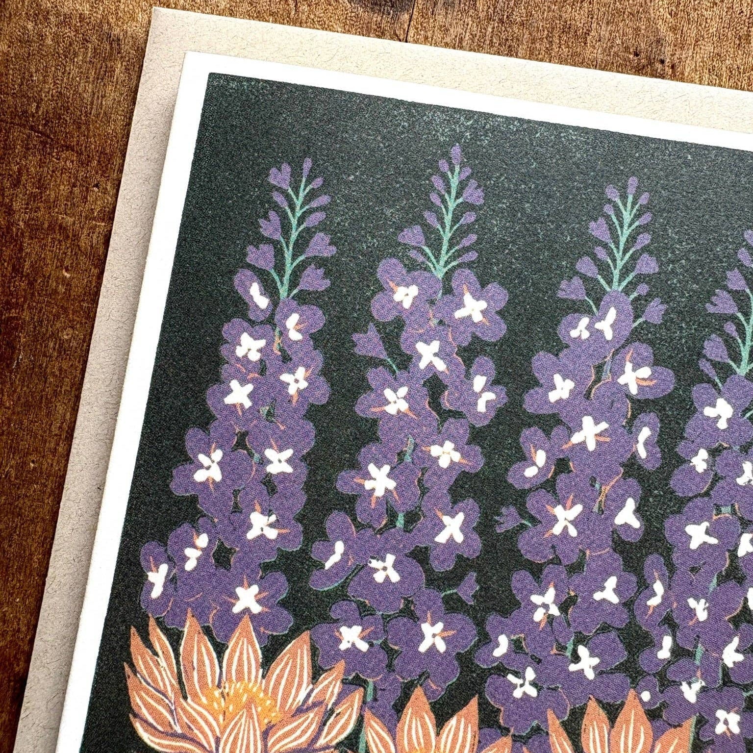 July Month Flowers Card - Image 2