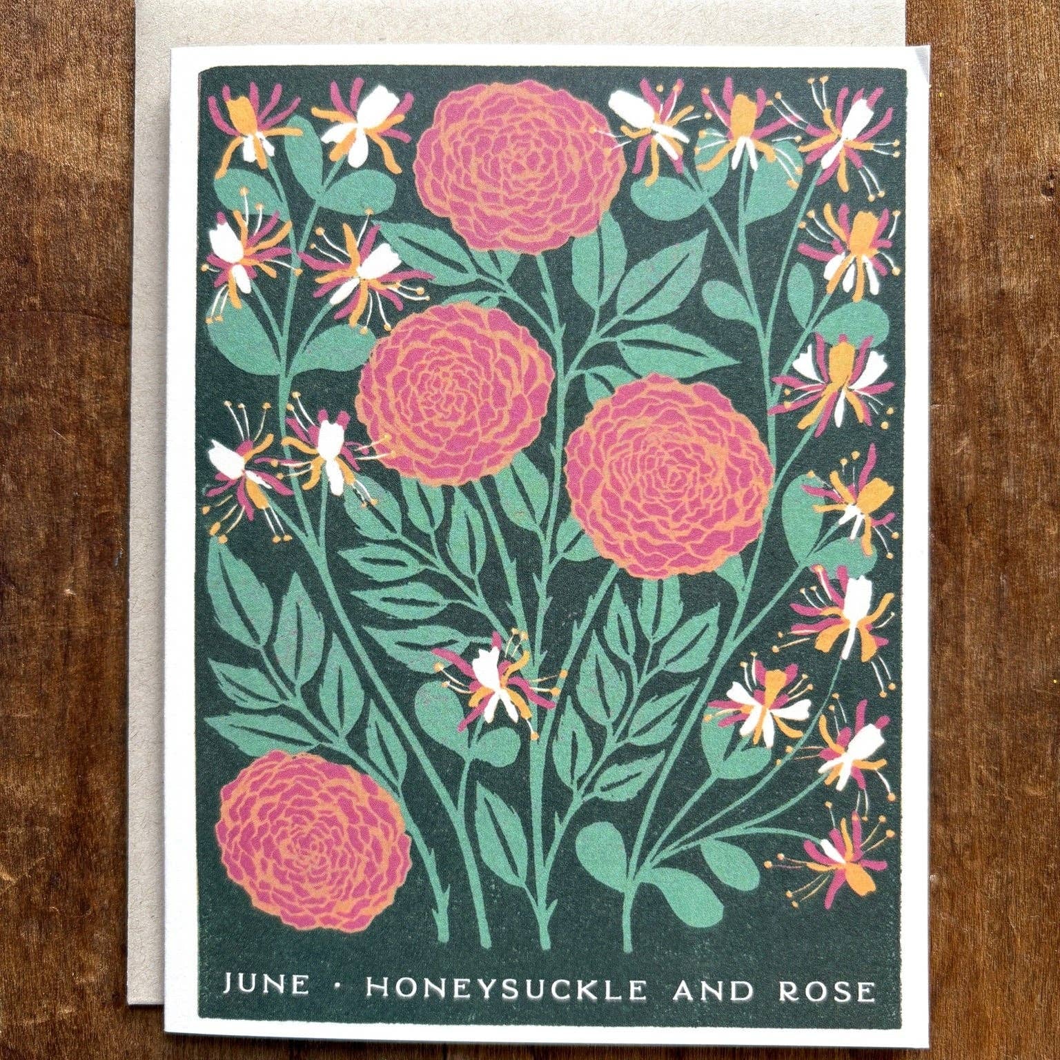 June Month Flowers Card - Image 4