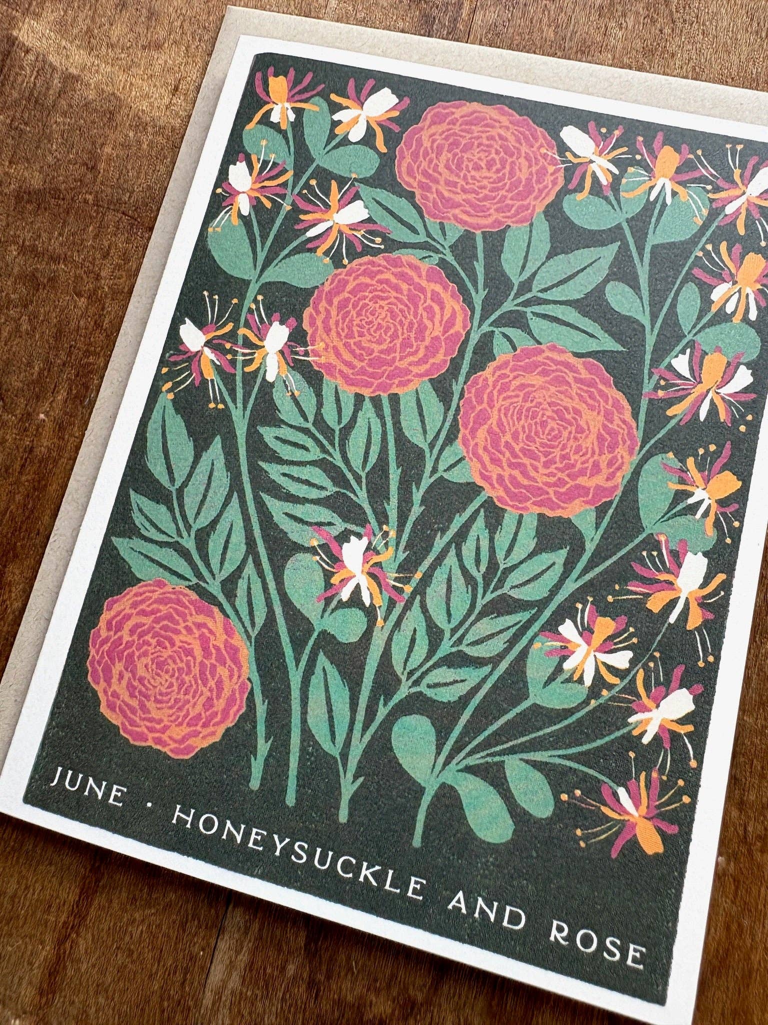 June Month Flowers Card - Image 5